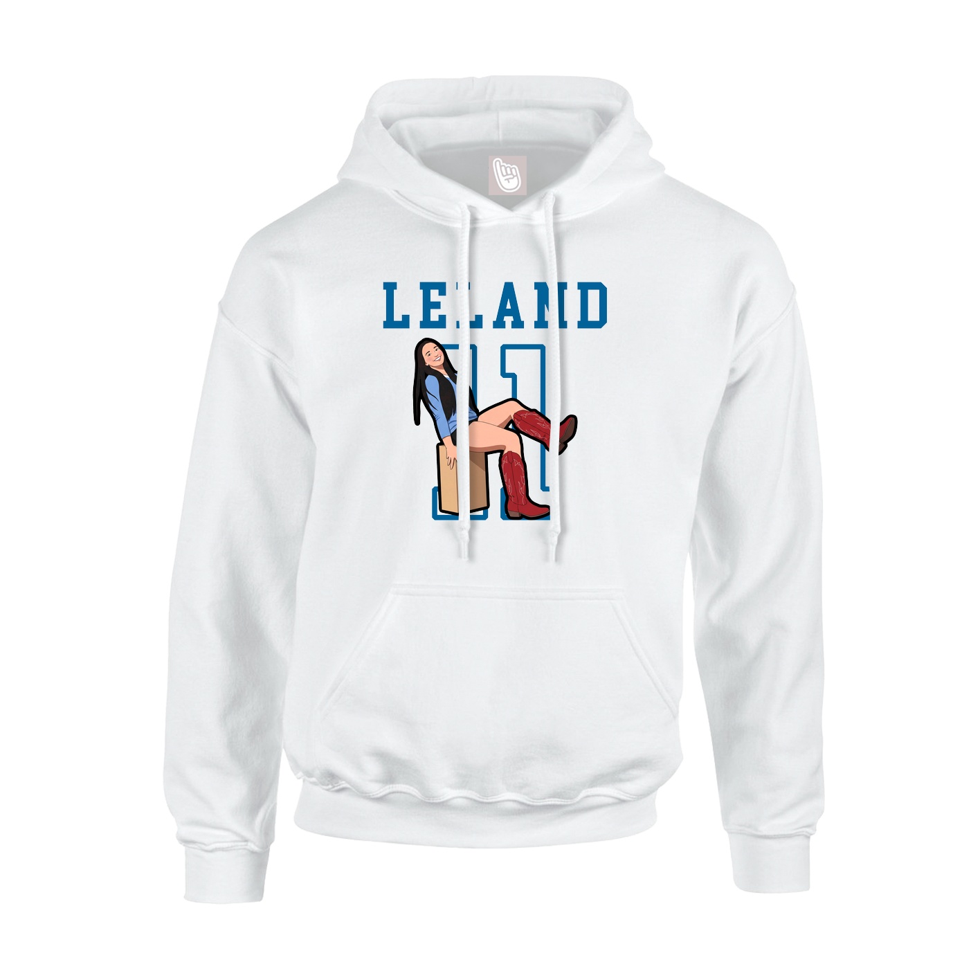 Youth Hoodie — Shirsey in White
