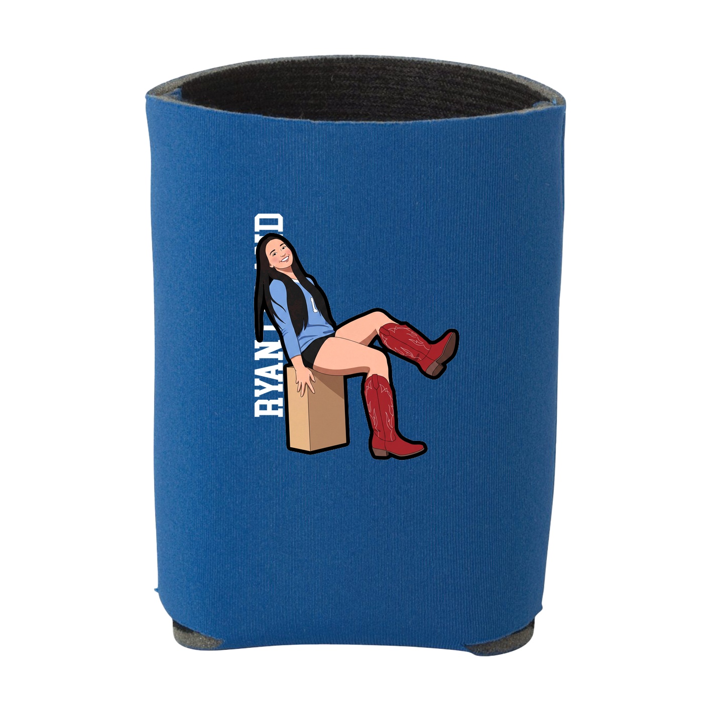 Can Holder — Name Vertical in Royal