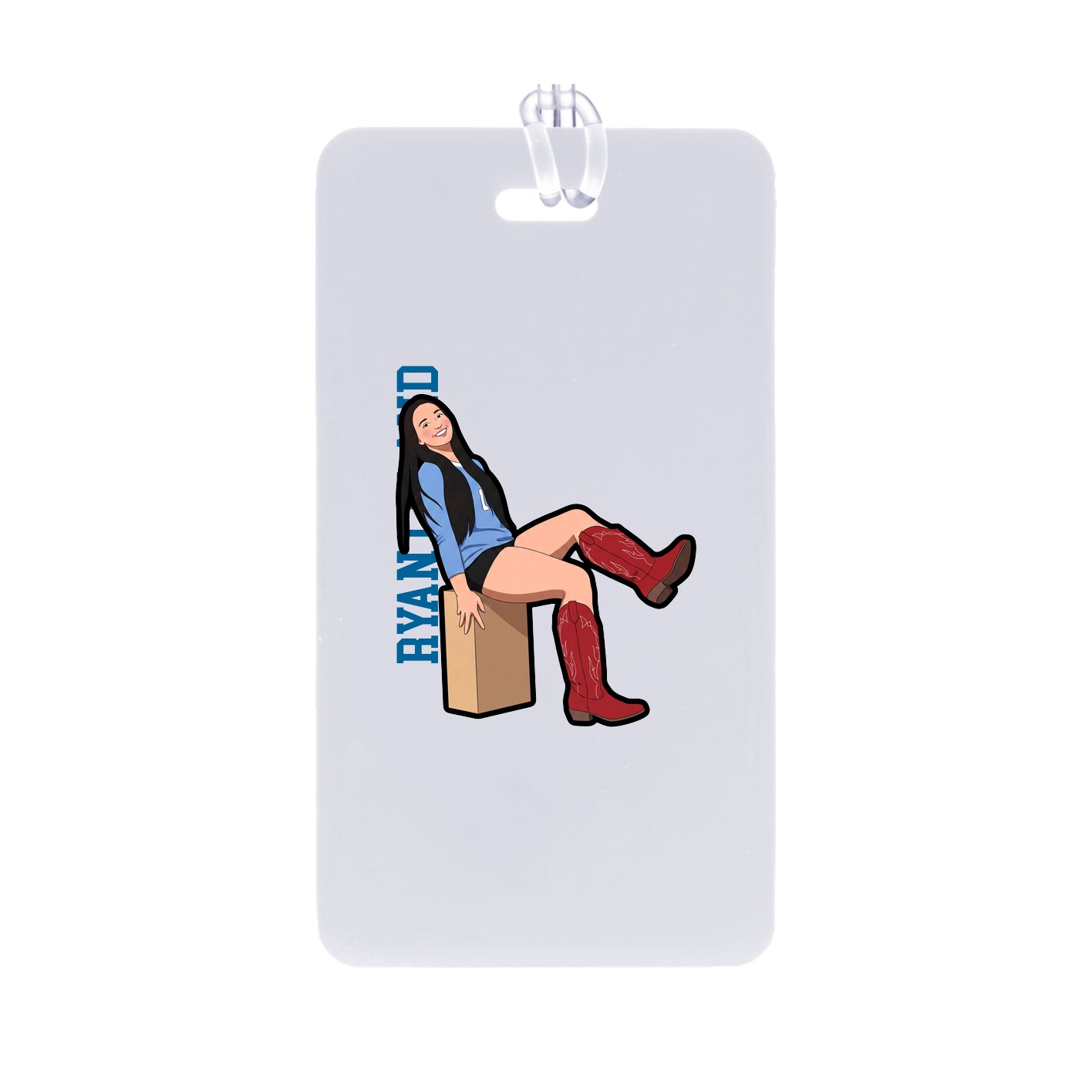Bag Tag — Name Vertical in Classic