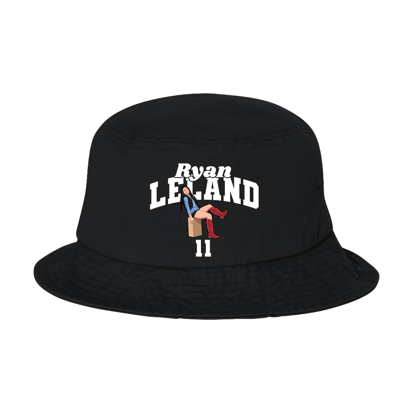 Bucket Cap — Signature Arch in Black