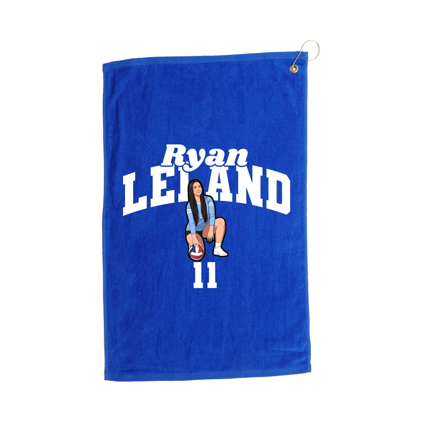 Golf Towel — Signature Arch in Royal