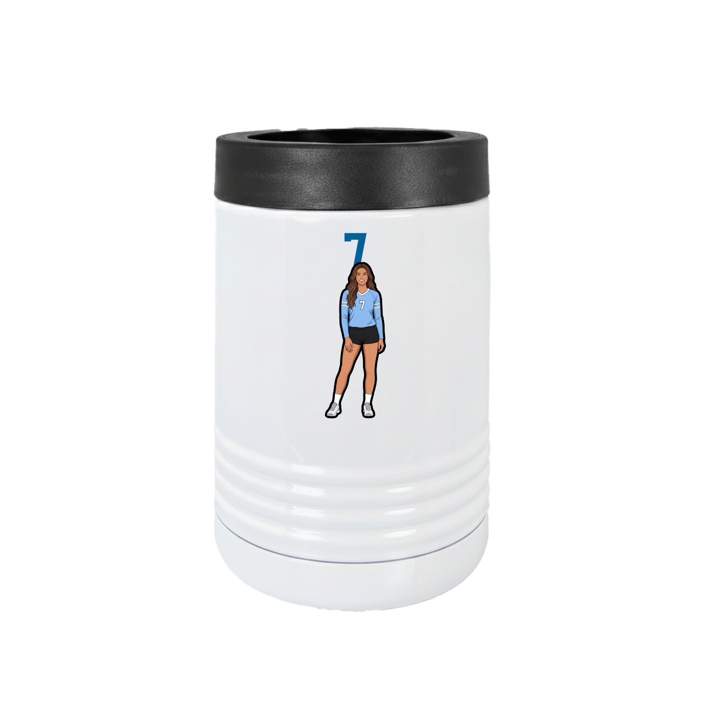 Beverage Holder — Number Top in White