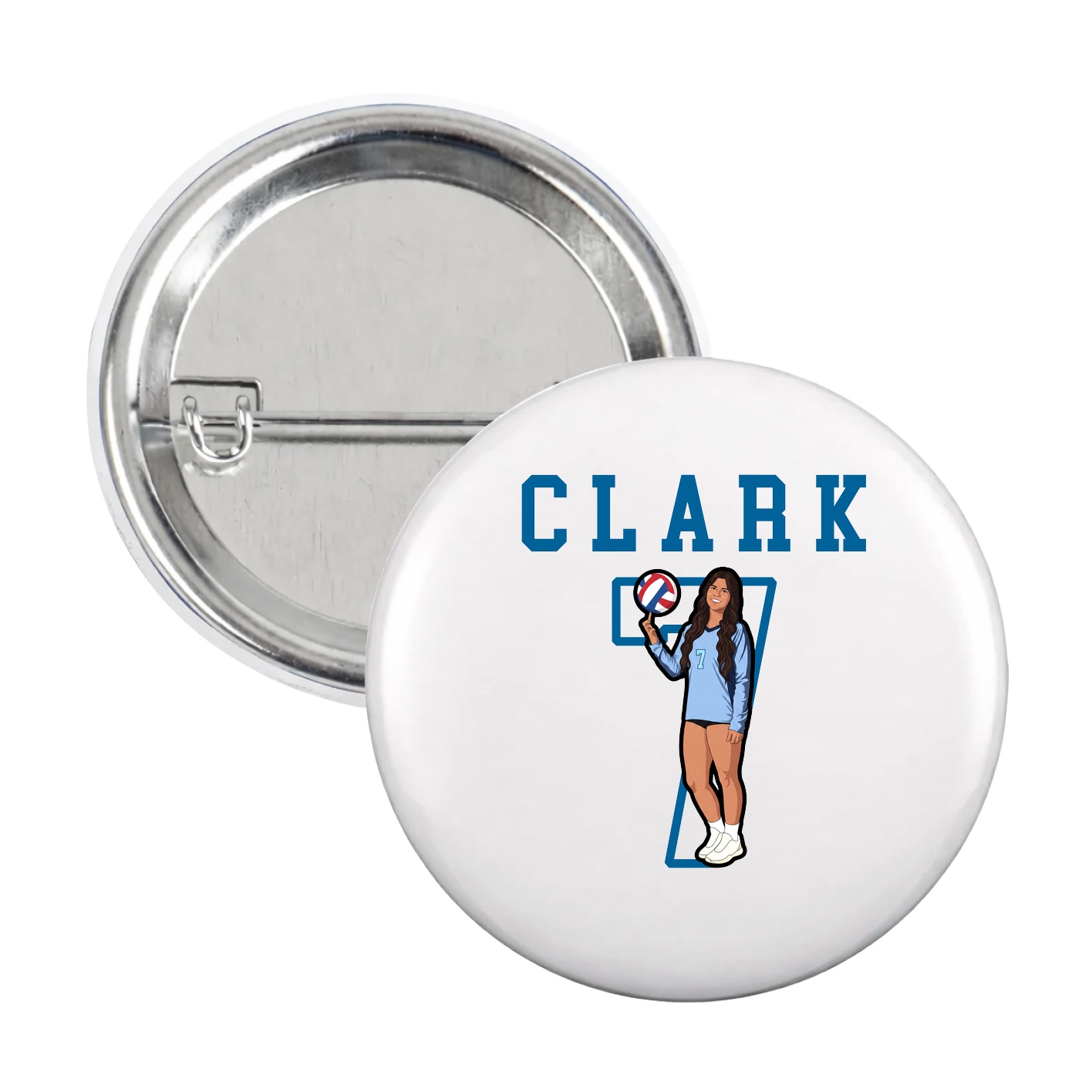 Game Day Button — Shirsey in White