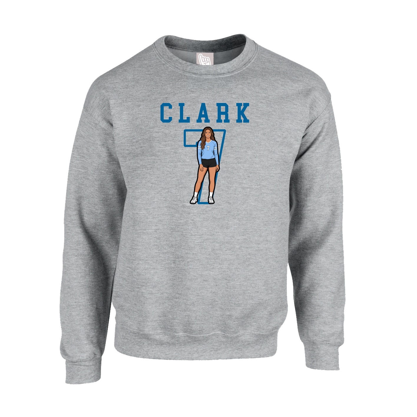 Fleece Crew — Shirsey in Grey