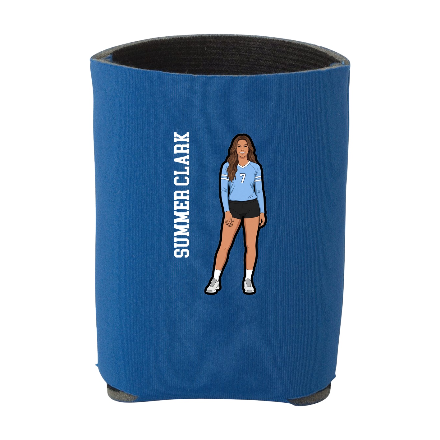 Can Holder — Name Vertical in Royal