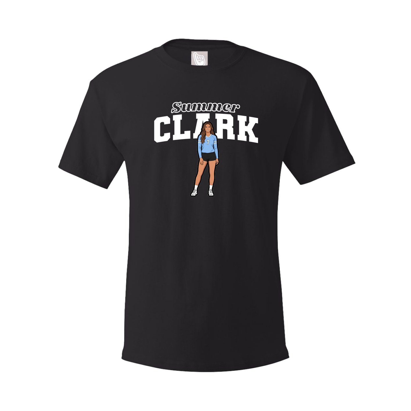 Youth Tee — Name Arch in Black