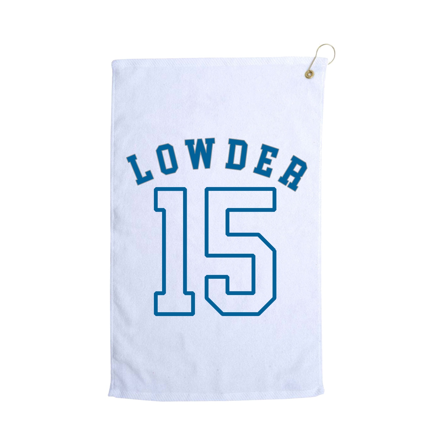 Golf Towel — Shirsey Arch in White