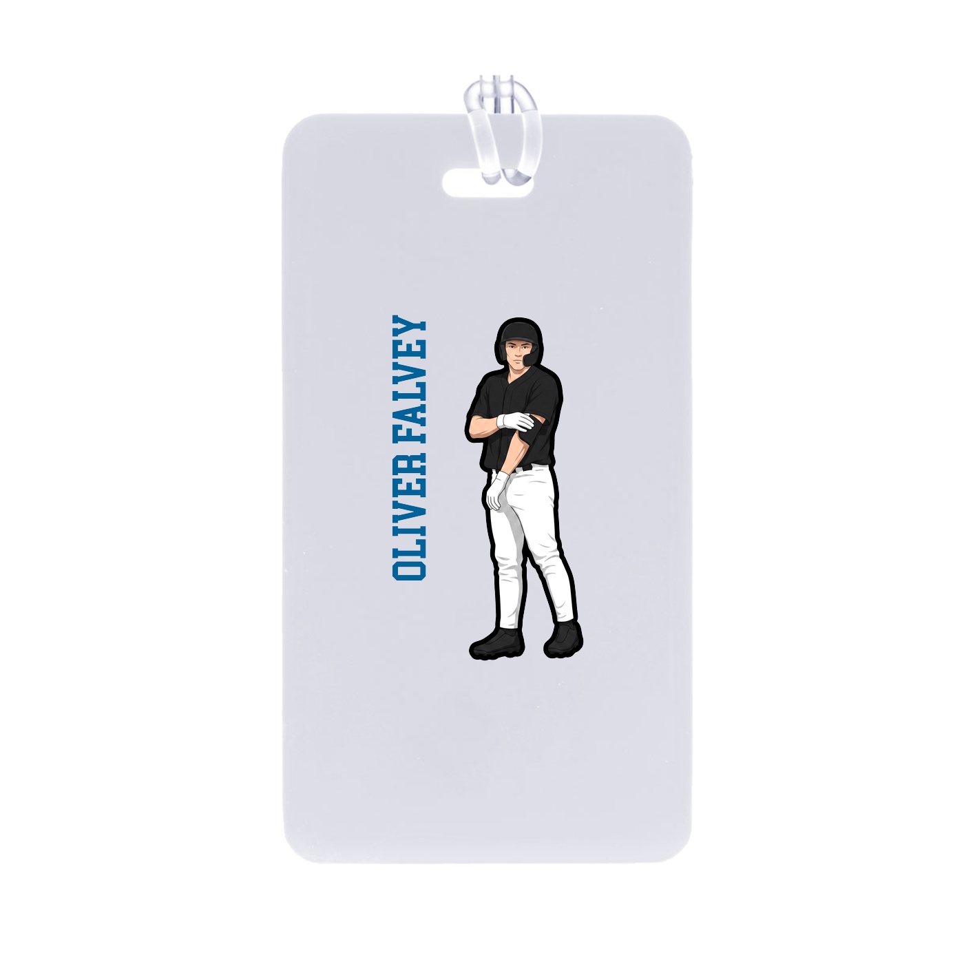 Bag Tag — Name Vertical in Classic