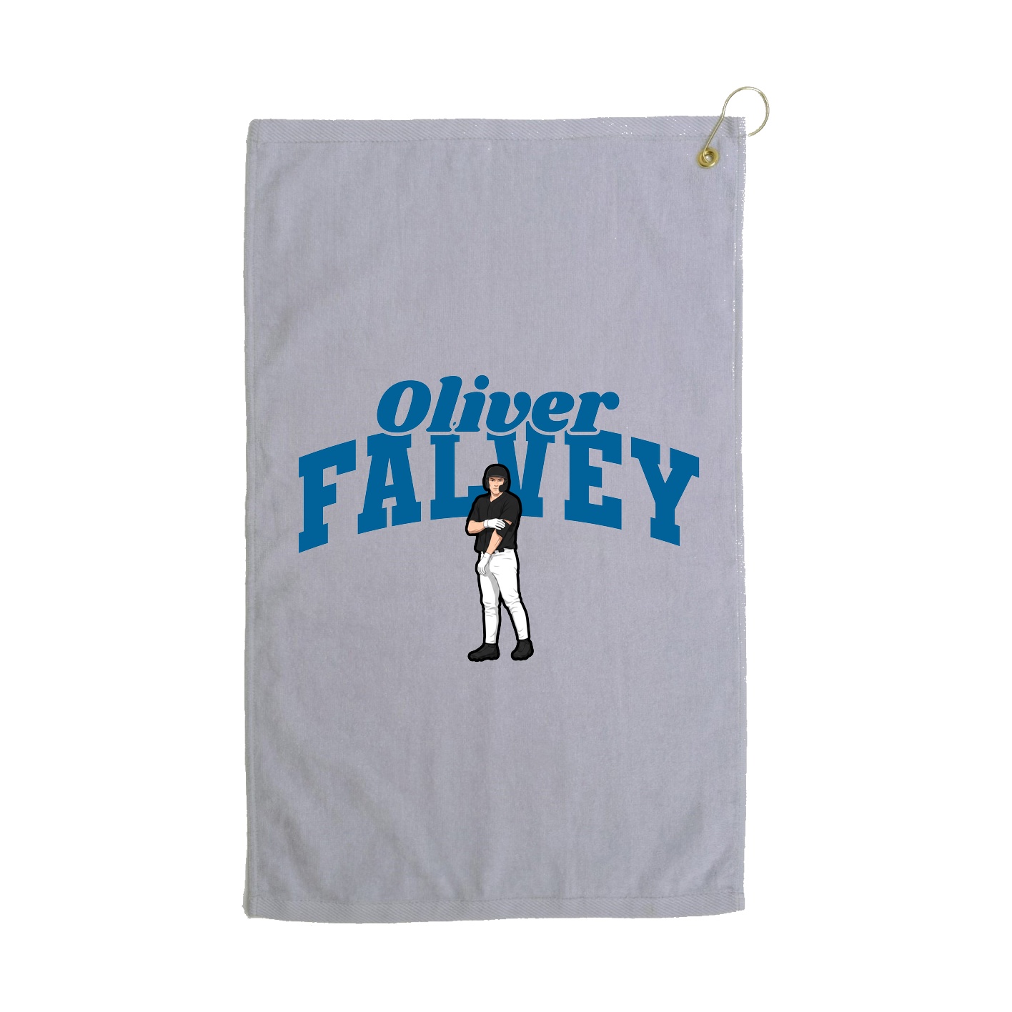Golf Towel — Signature Arch in Grey