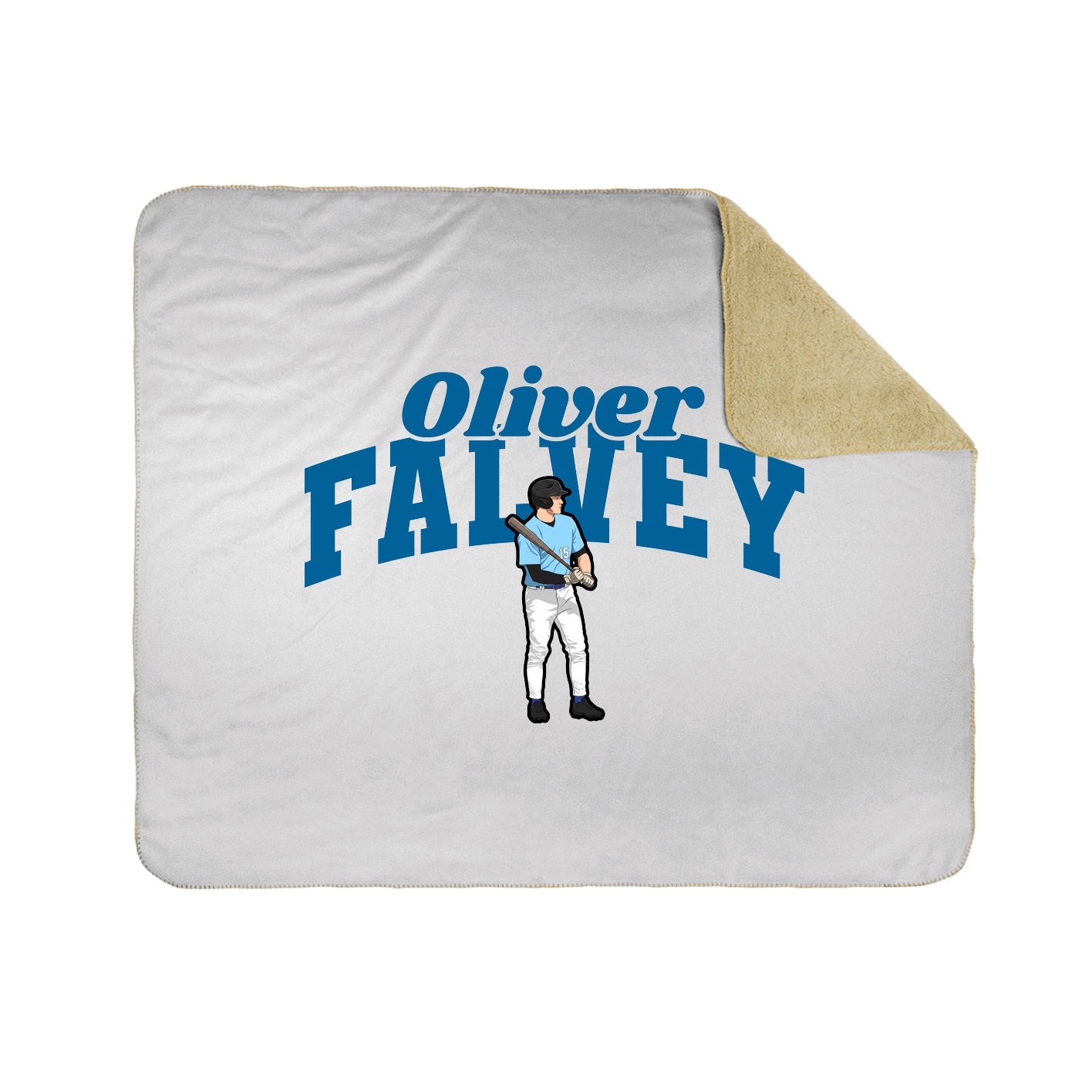 Throw Blanket — Signature Arch in White