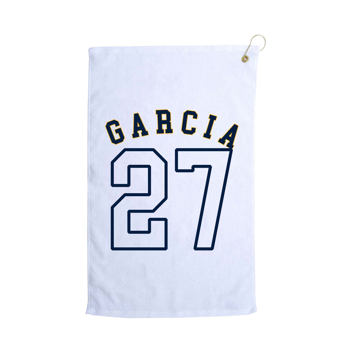 Golf Towel — Shirsey Arch in White