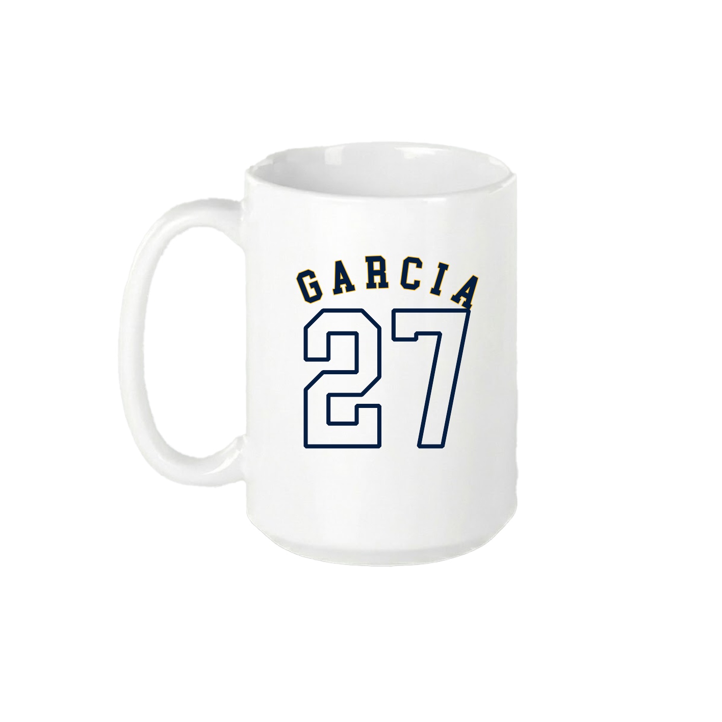 15oz Coffee Mug — Shirsey Arch in White