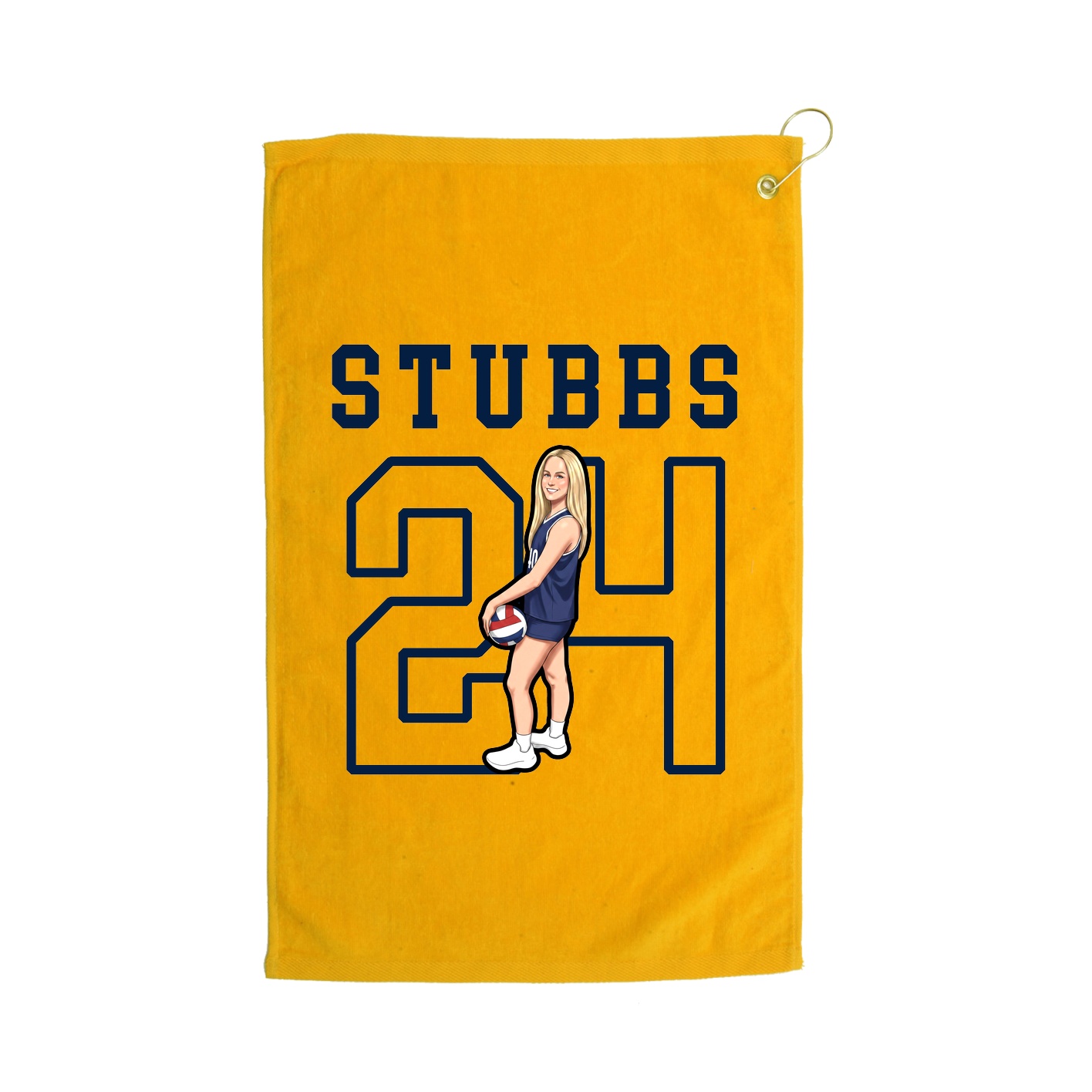 Golf Towel — Shirsey in Gold