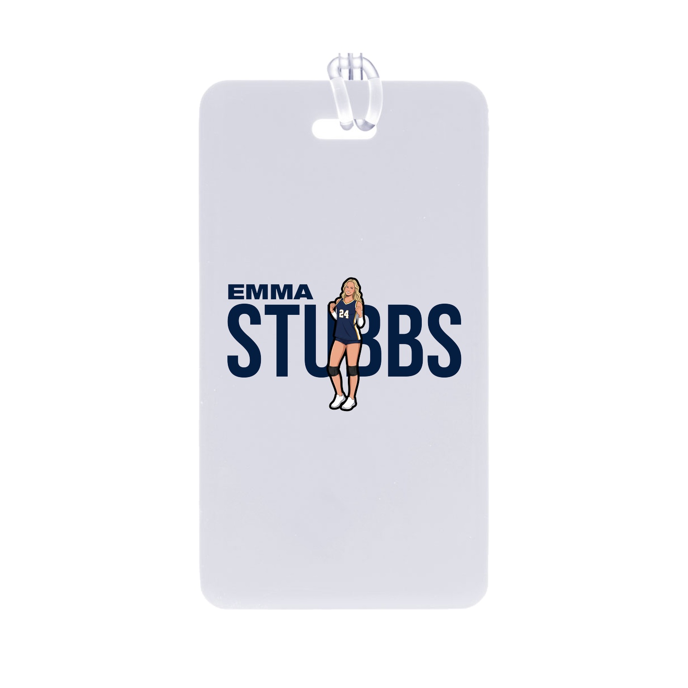Bag Tag — Player Name in Classic