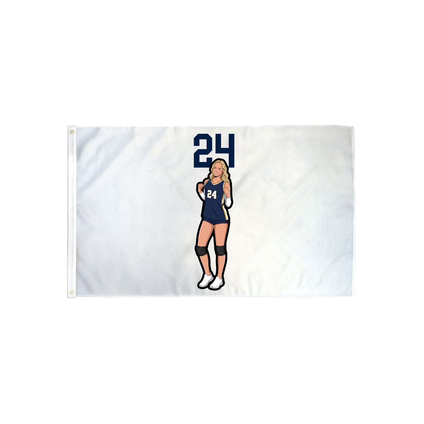 3x5 Flag — Number Top in Classic