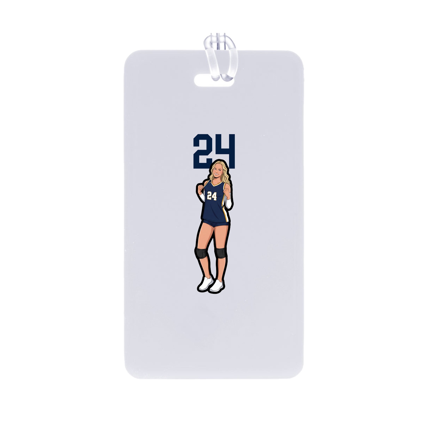 Bag Tag — Number Top in Classic