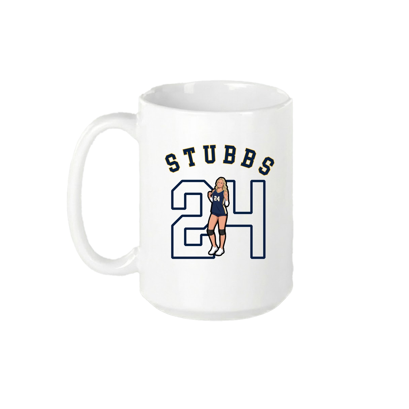 15oz Coffee Mug — Shirsey Arch in White
