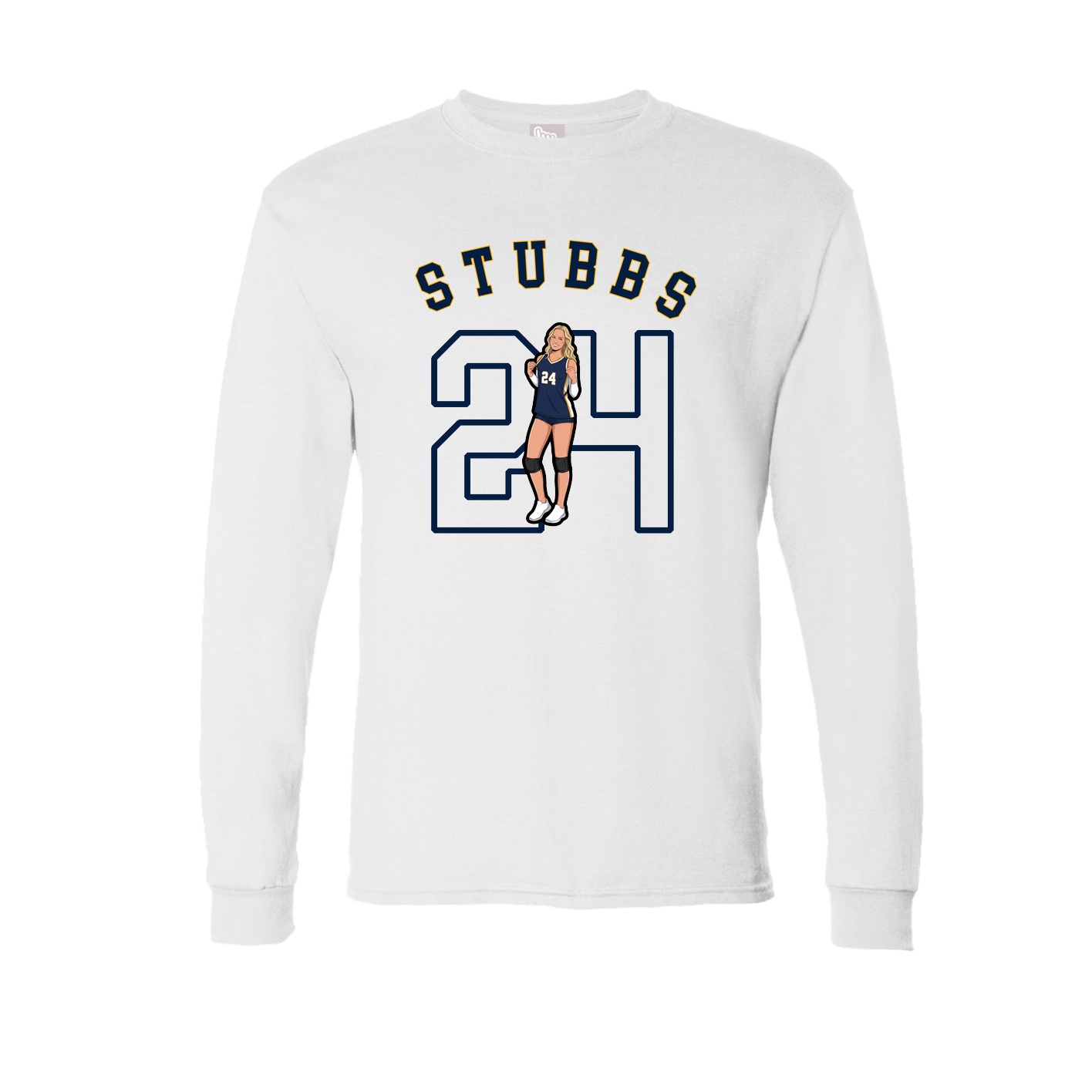 Long Sleeve Tee — Shirsey Arch in White