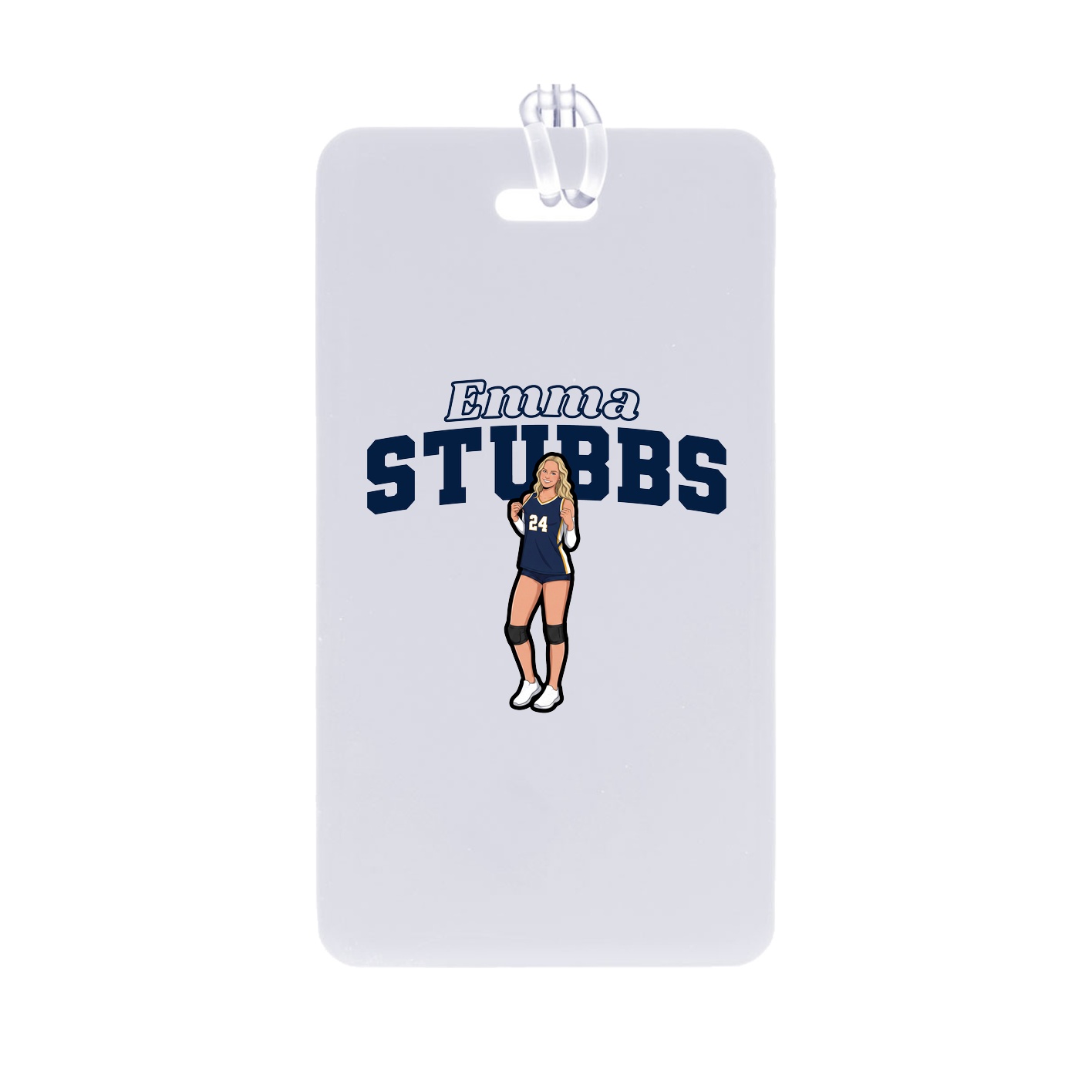 Bag Tag — Name Arch in Classic