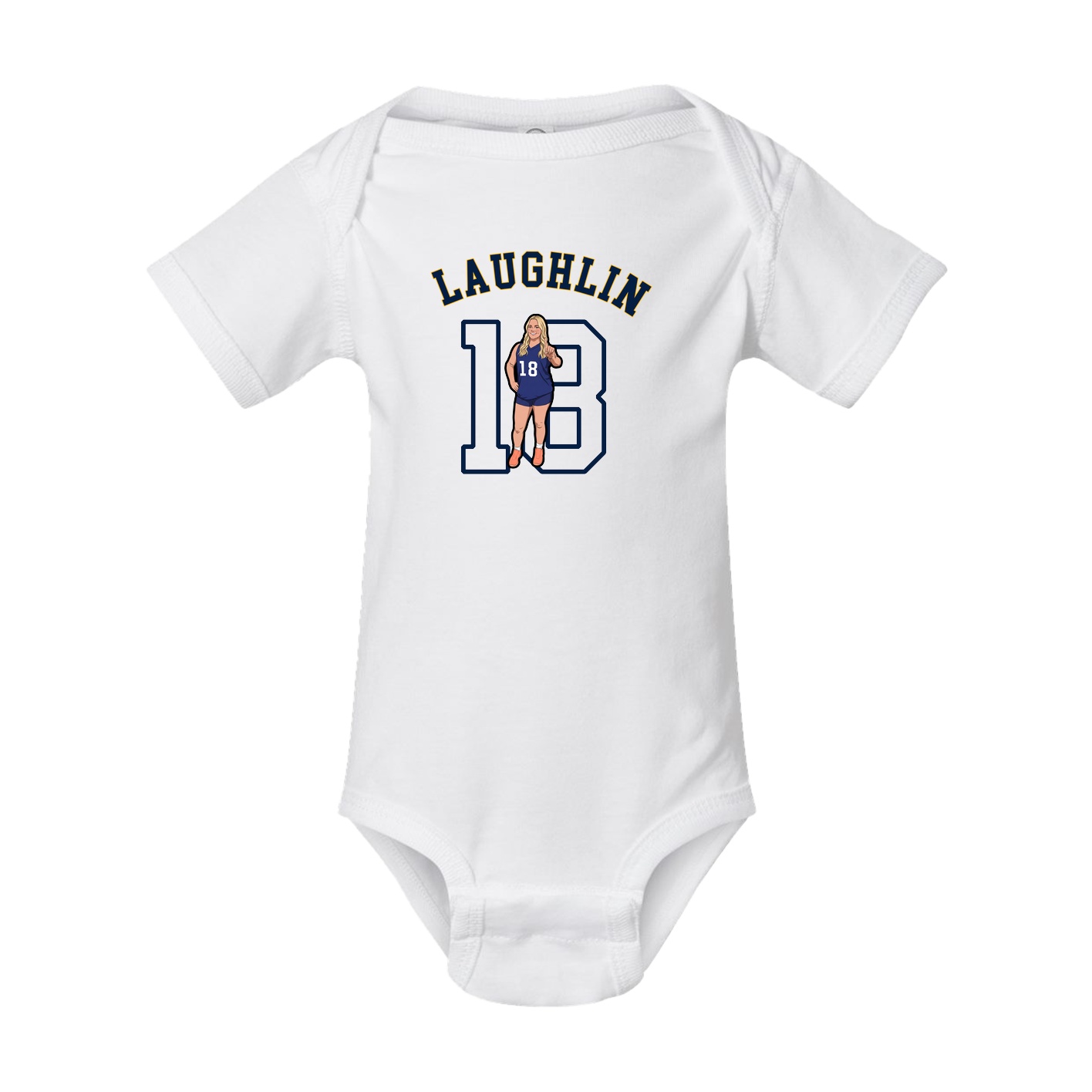 Baby Onesie — Shirsey Arch in White