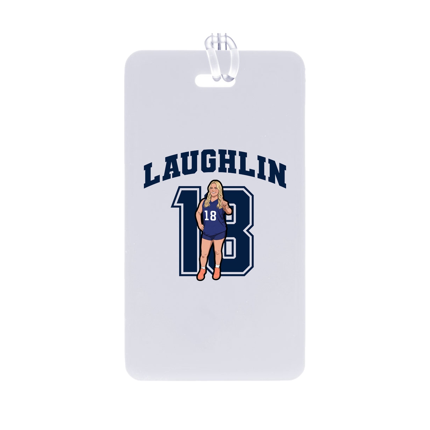 Bag Tag — Number in Classic