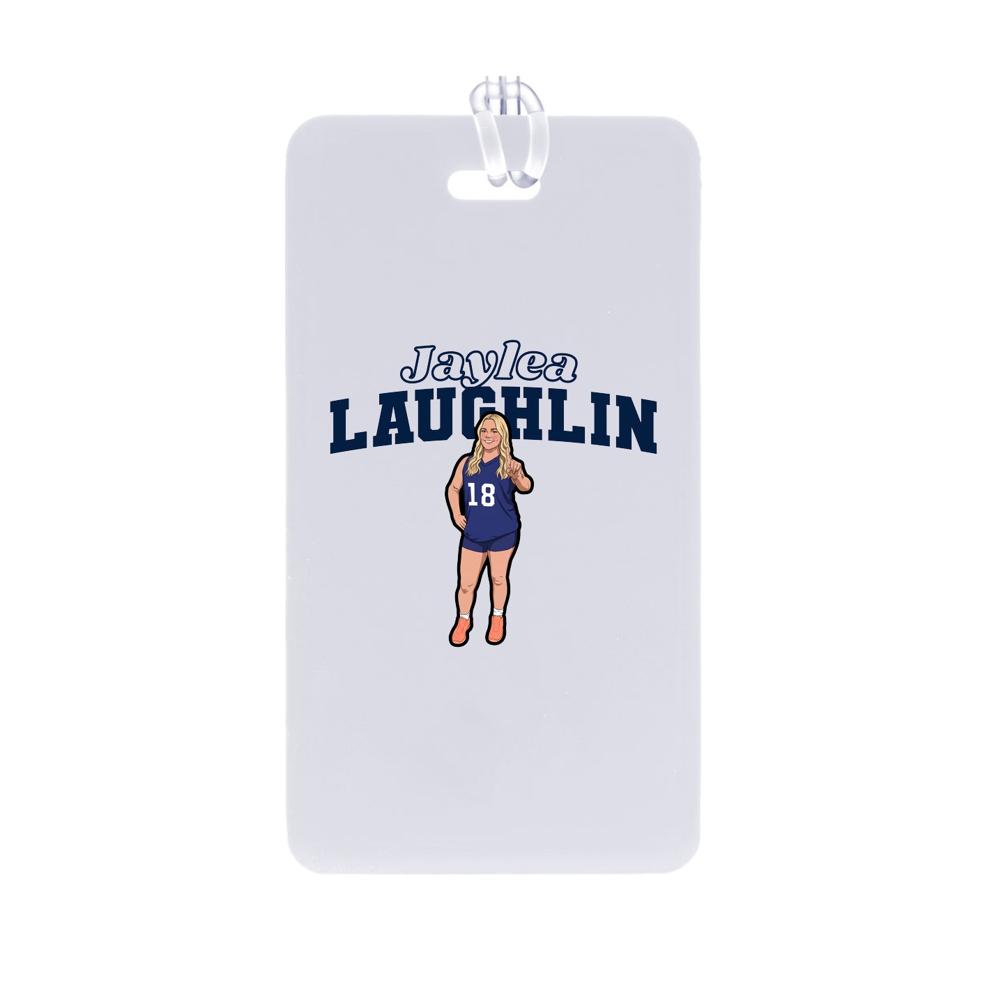 Bag Tag — Name Arch in Classic