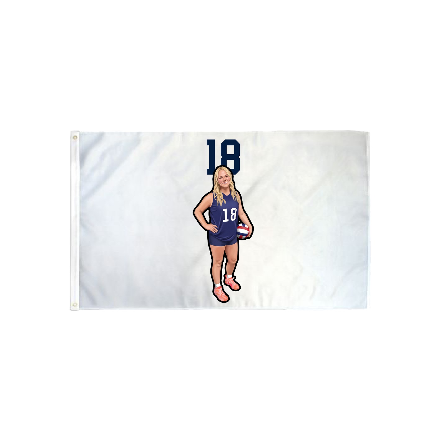 3x5 Flag — Number Top in Classic
