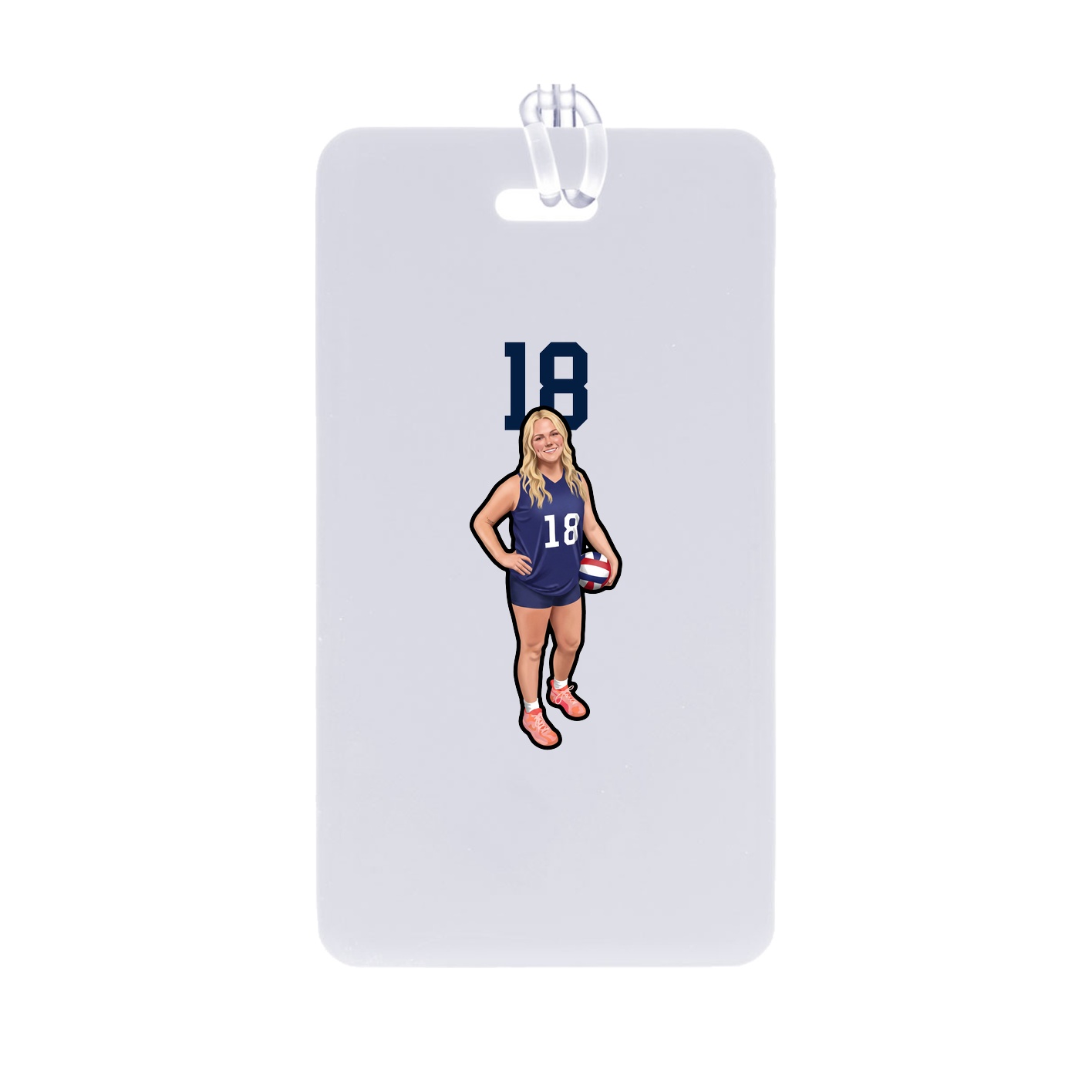 Bag Tag — Number Top in Classic