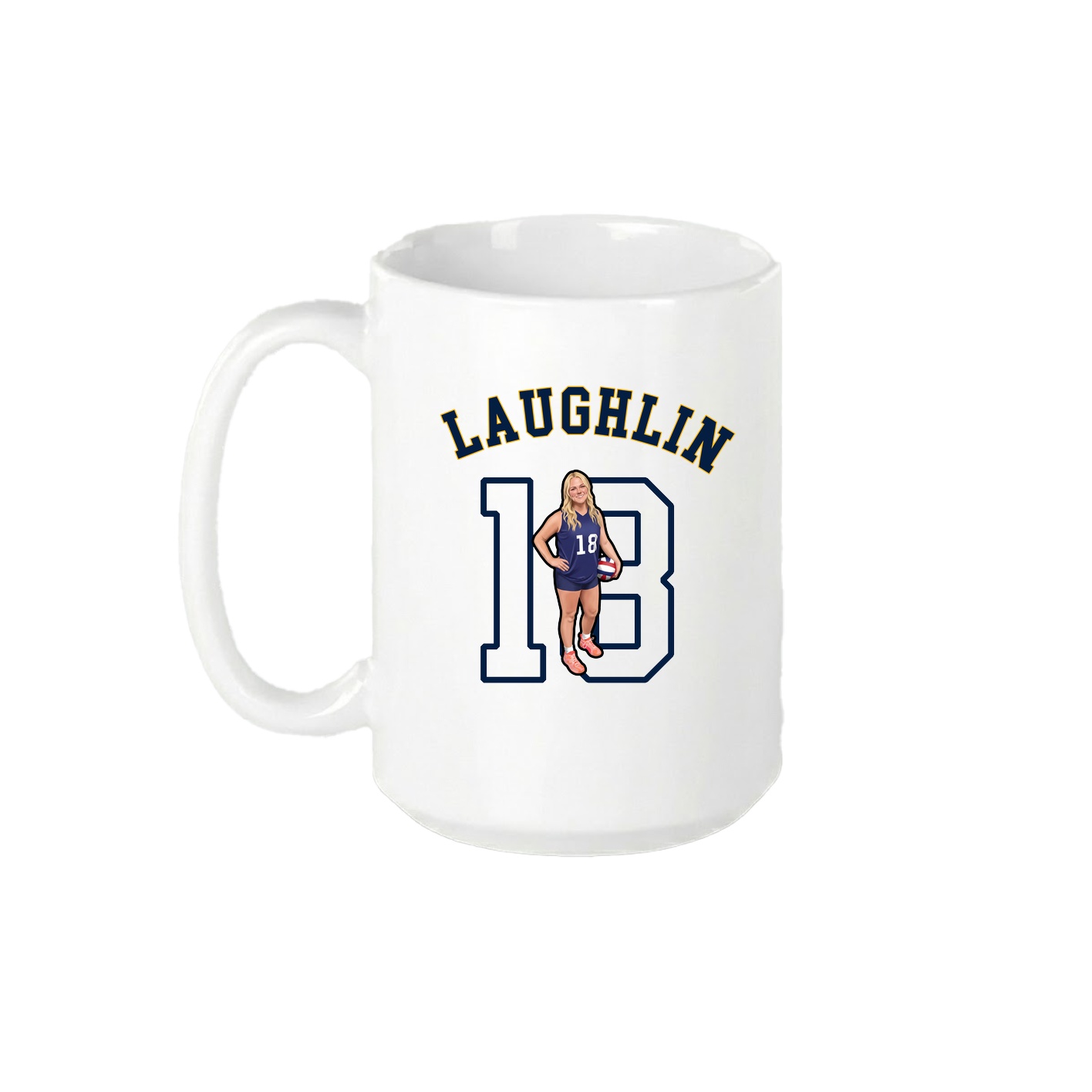 15oz Coffee Mug — Shirsey Arch in White
