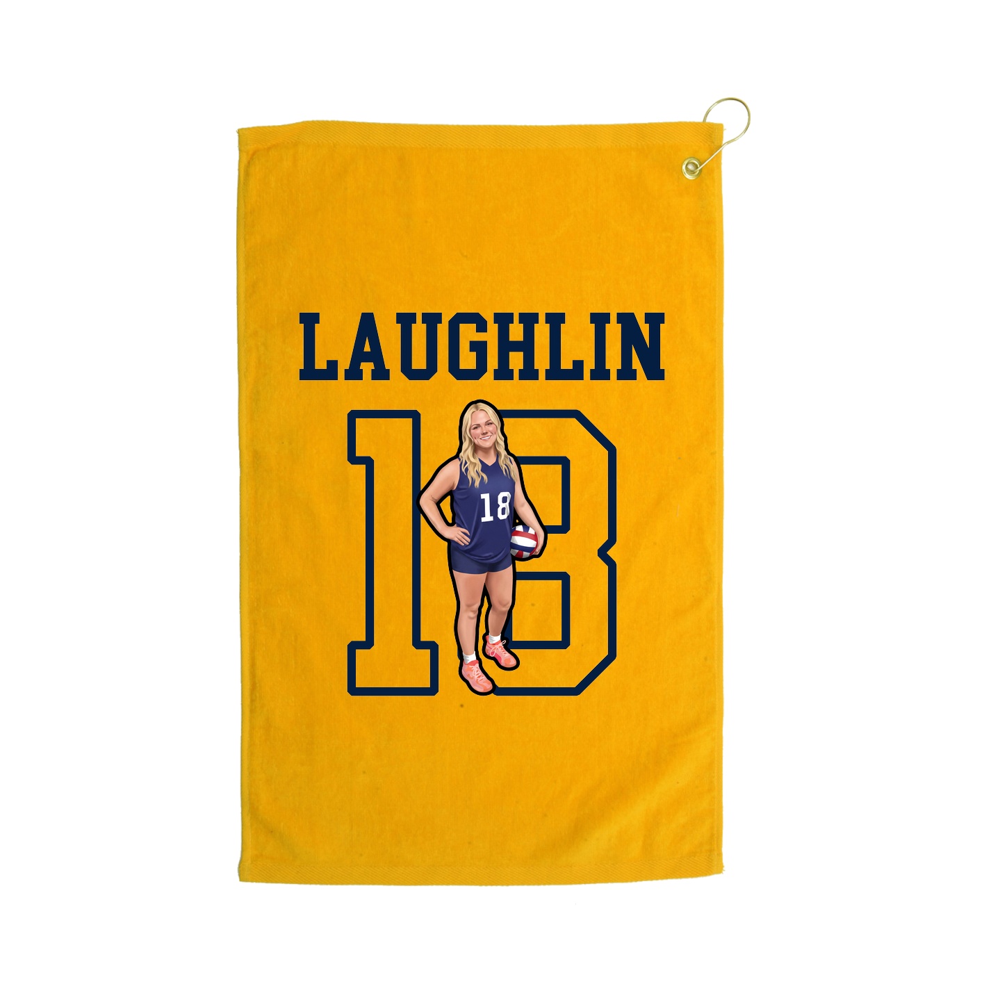 Golf Towel — Shirsey in Gold