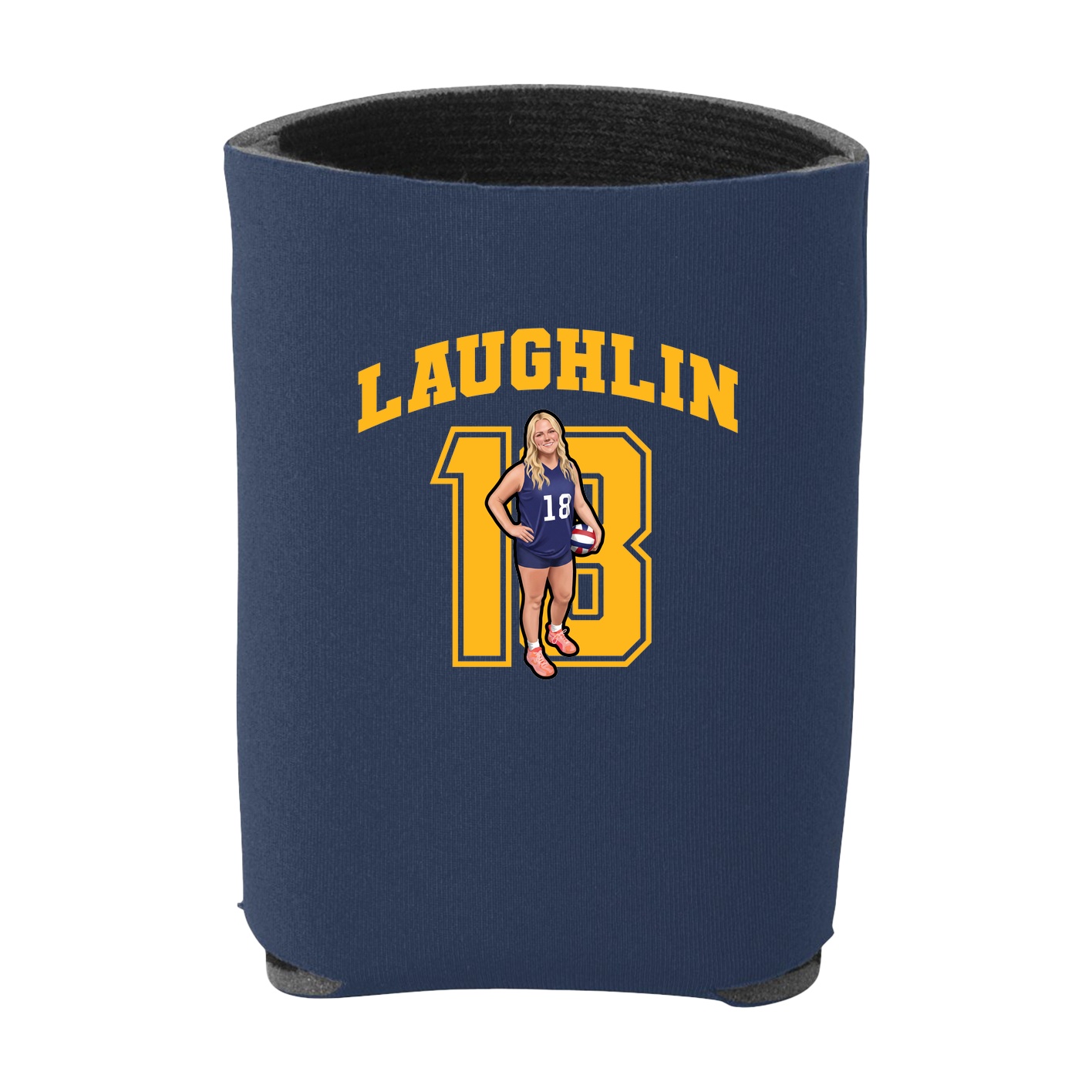 Can Holder — Number in Navy