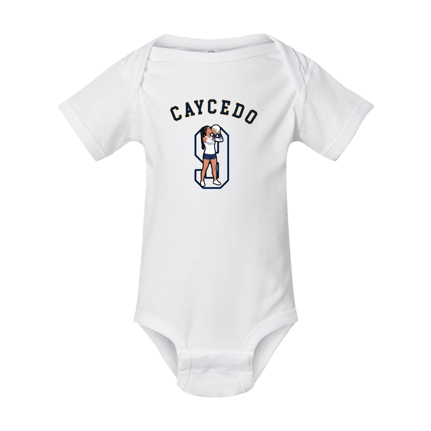 Baby Onesie — Shirsey Arch in White