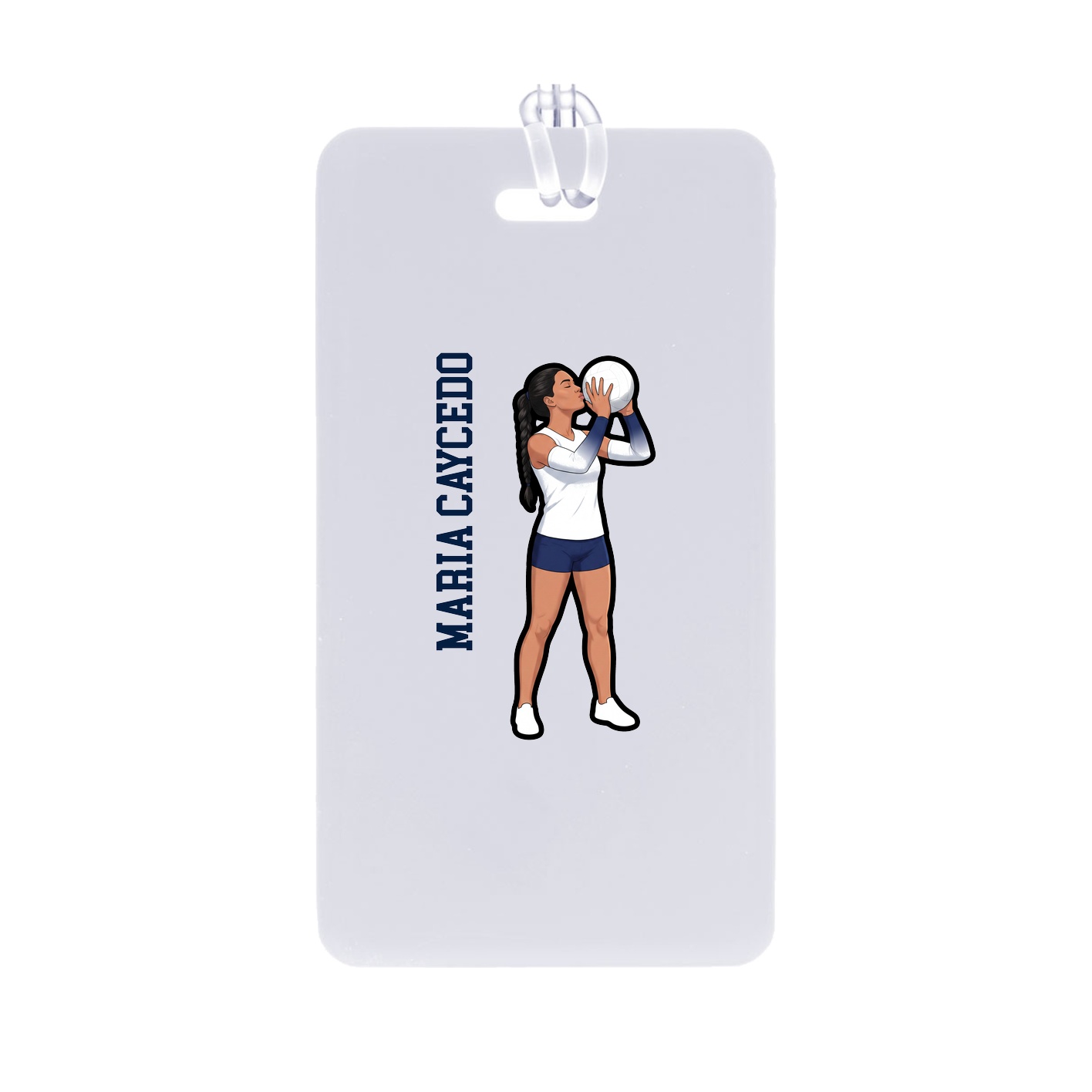 Bag Tag — Name Vertical in Classic