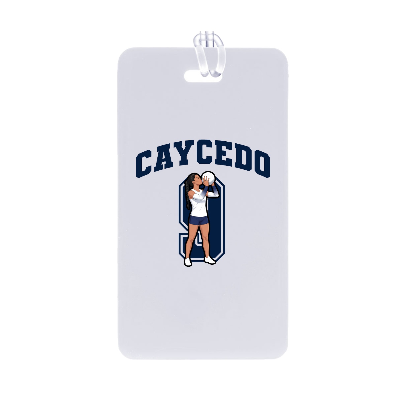 Bag Tag — Number in Classic