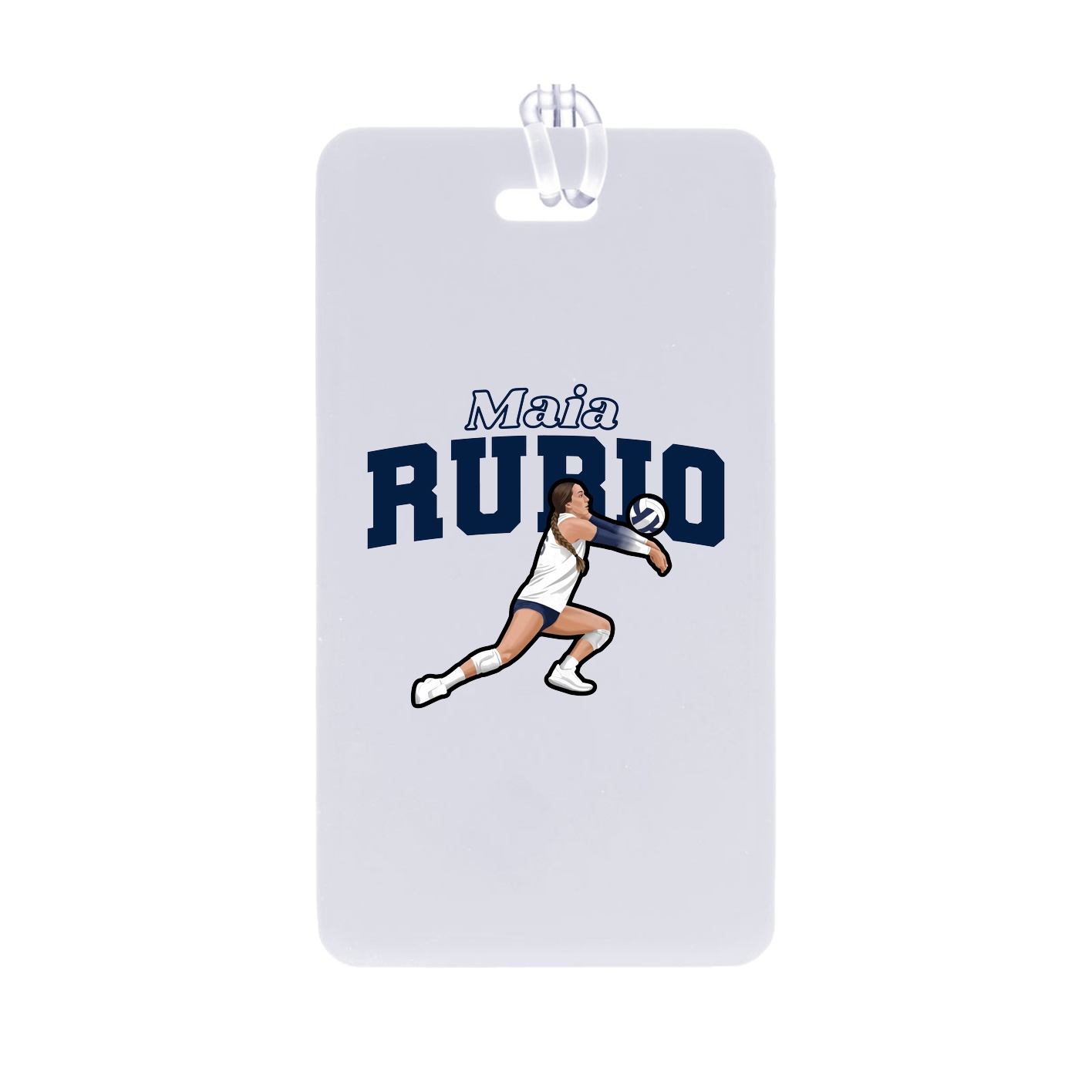 Bag Tag — Name Arch in Classic