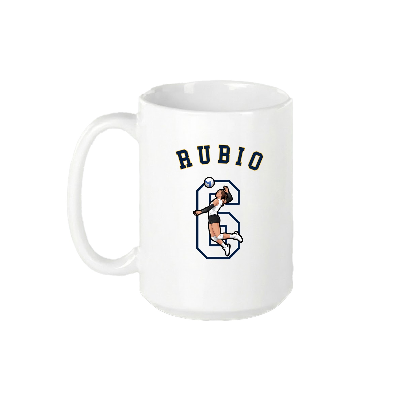 15oz Coffee Mug — Shirsey Arch in White