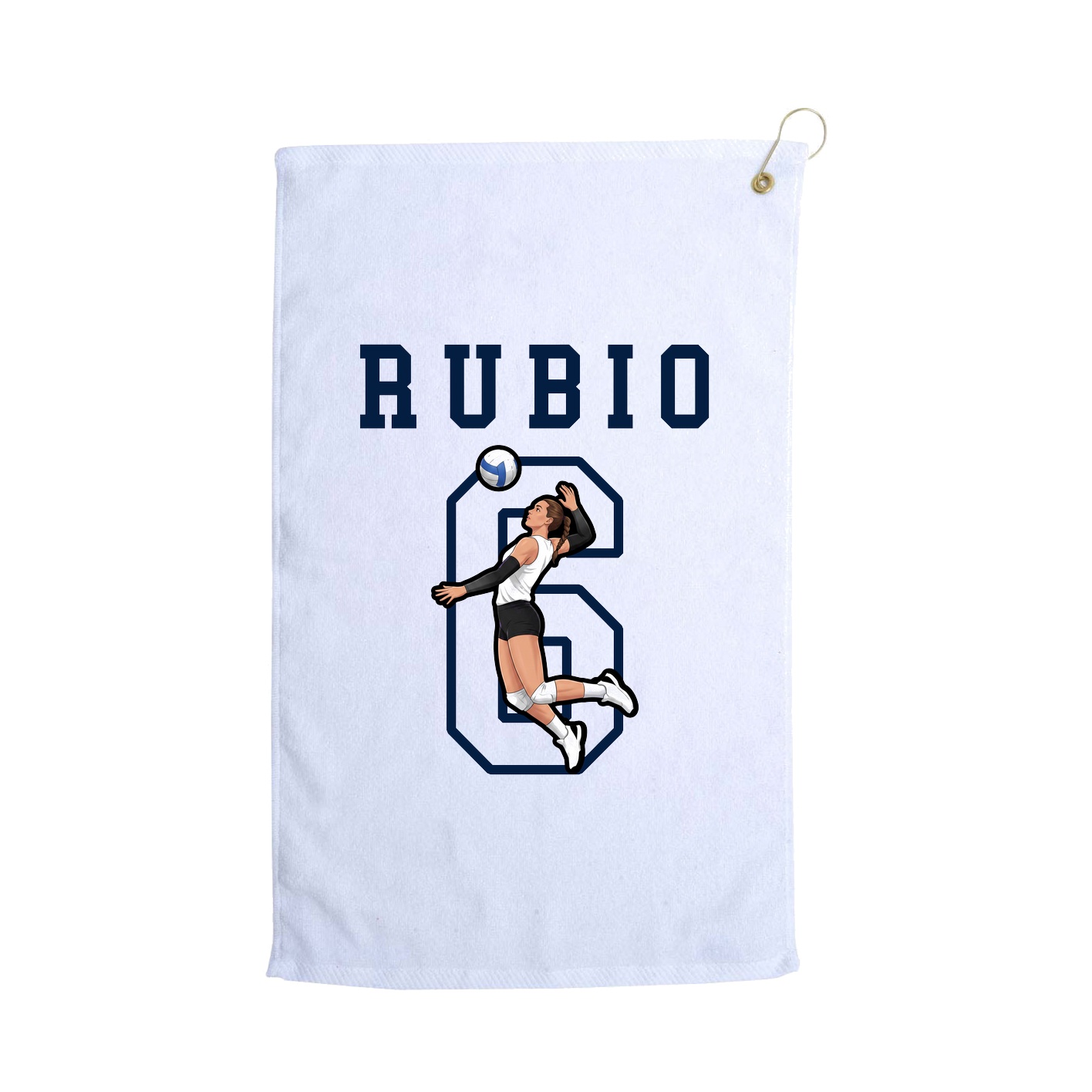 Golf Towel — Shirsey in White