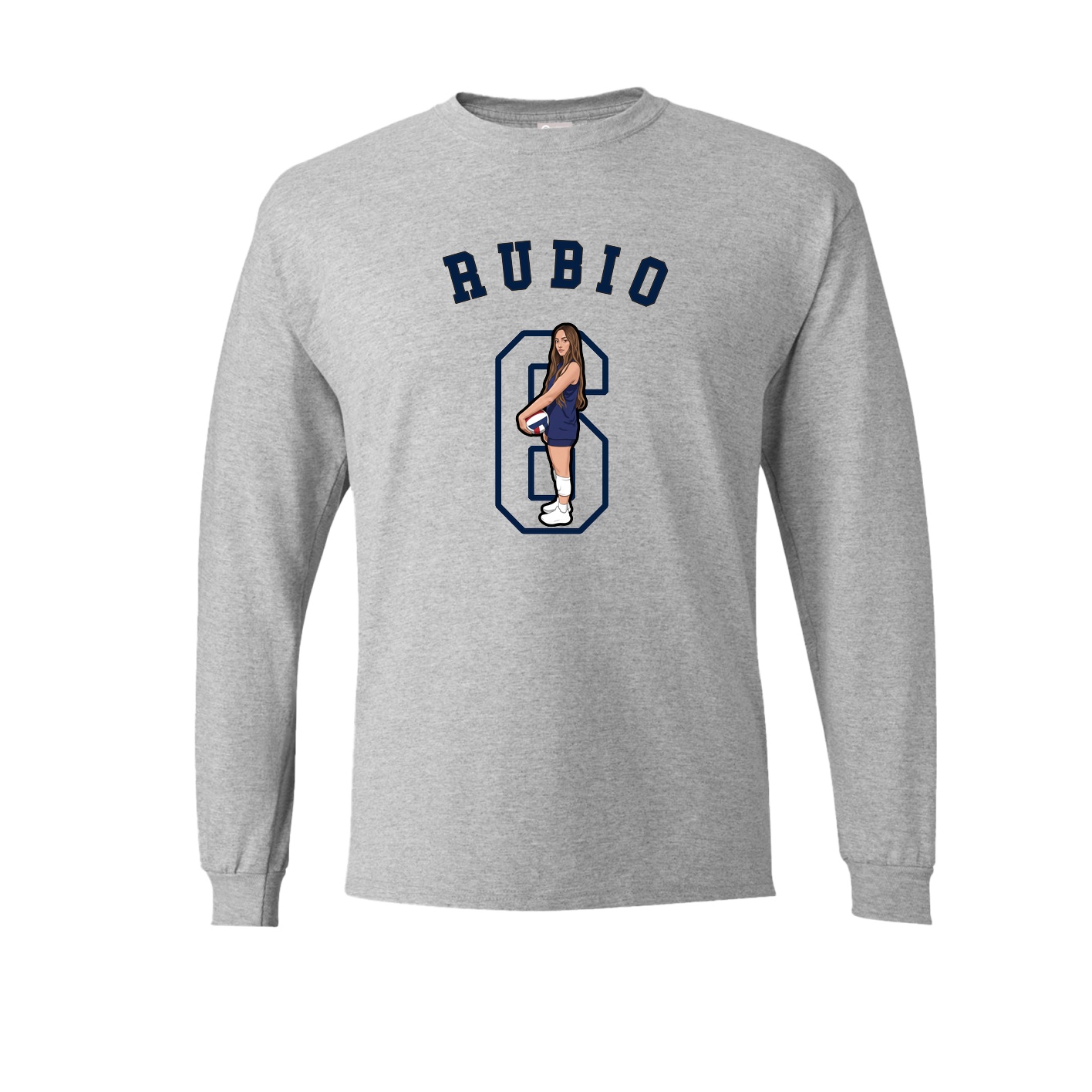 Long Sleeve Tee — Shirsey Arch in Grey