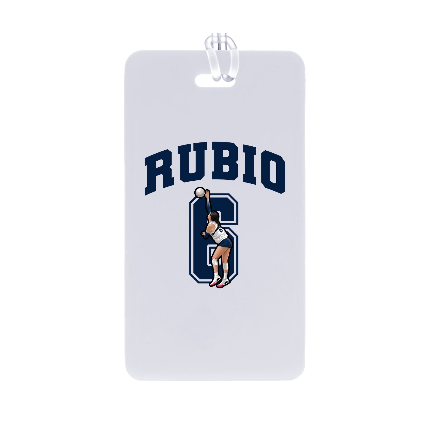 Bag Tag — Number in Classic