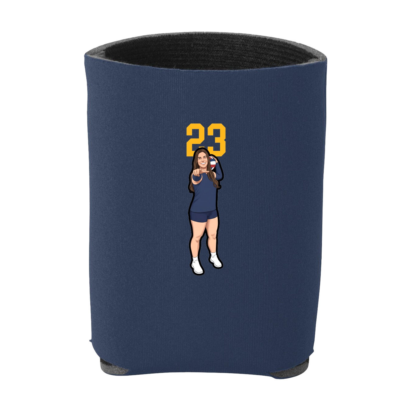 Can Holder — Number Top in Navy