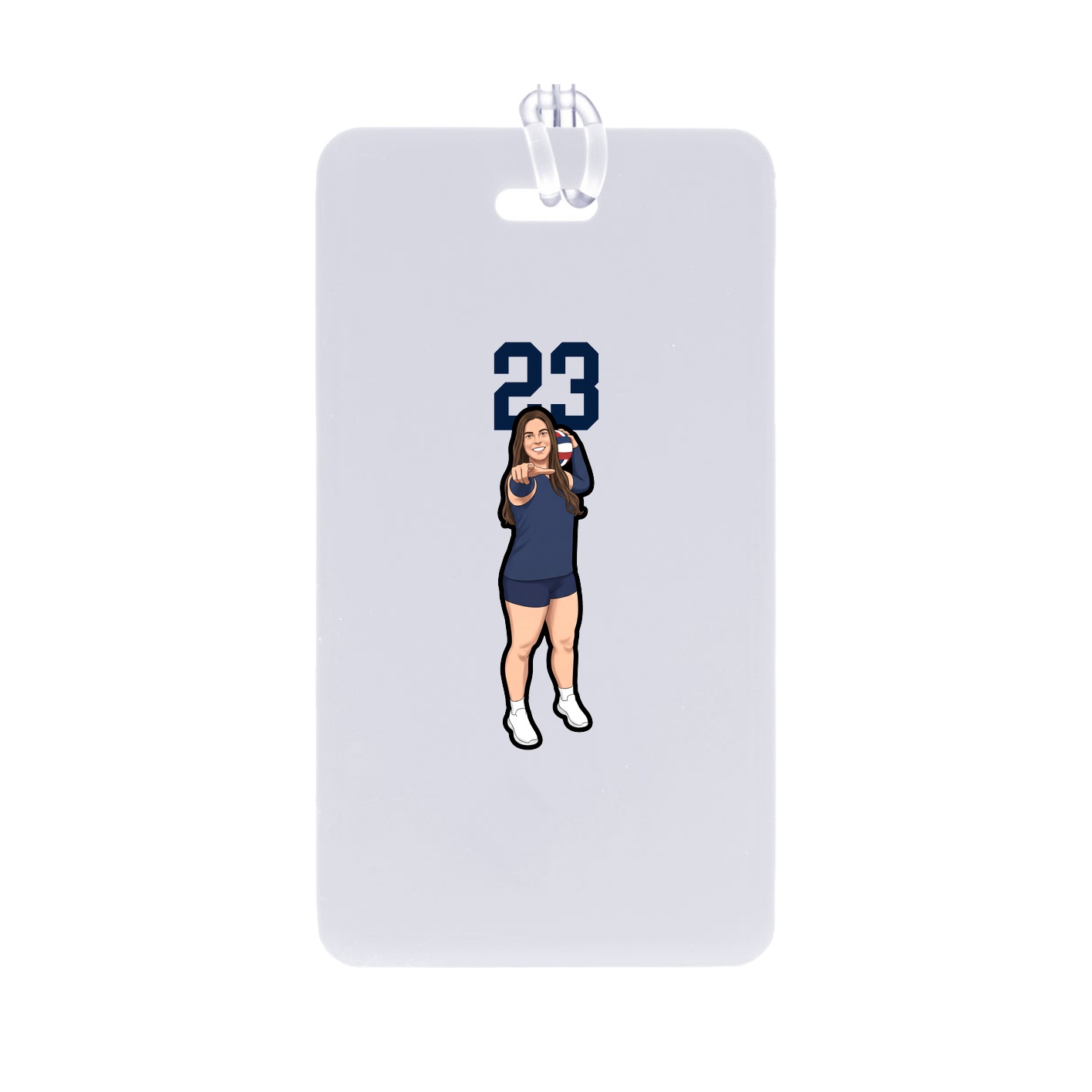 Bag Tag — Number Top in Classic