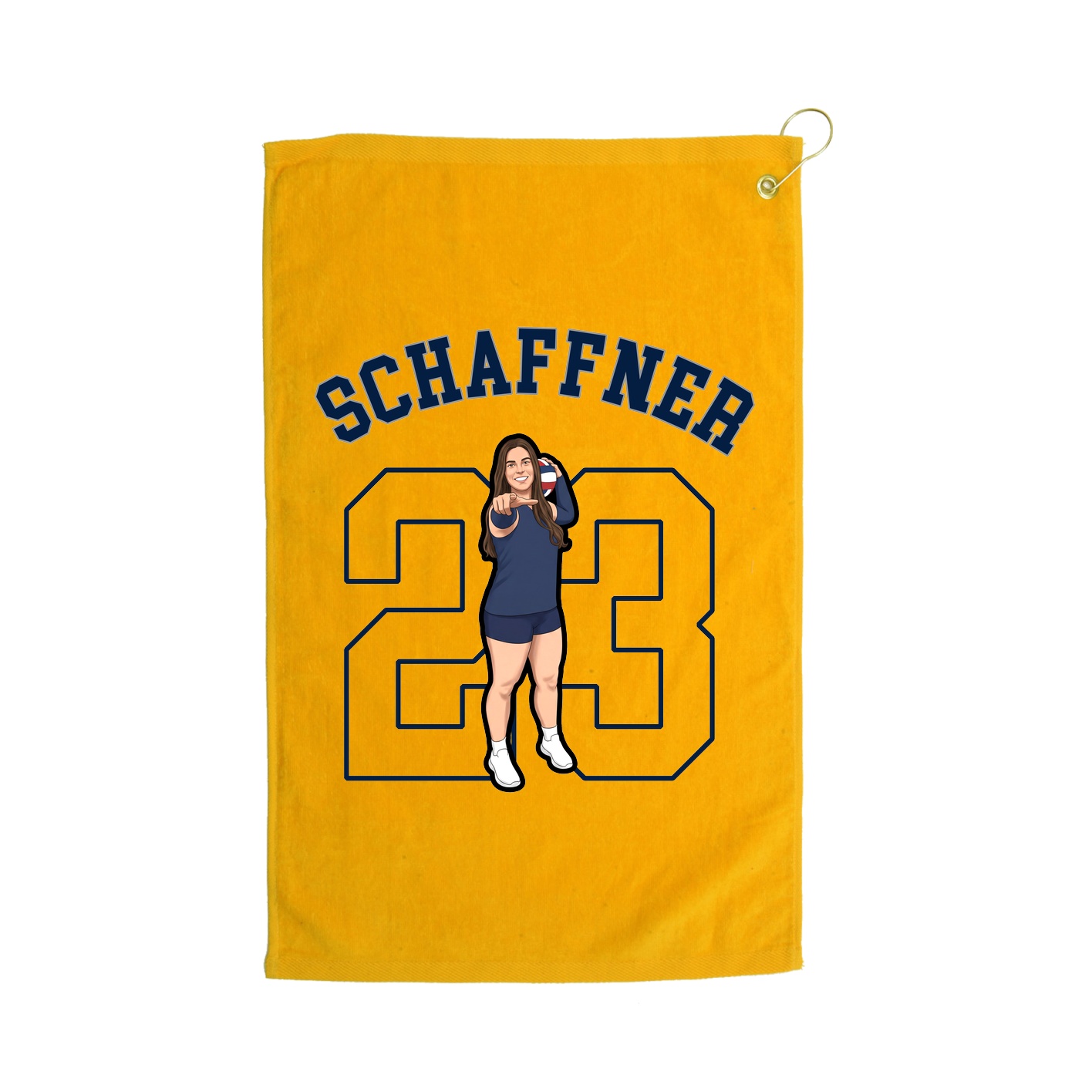 Golf Towel — Shirsey Arch in Gold