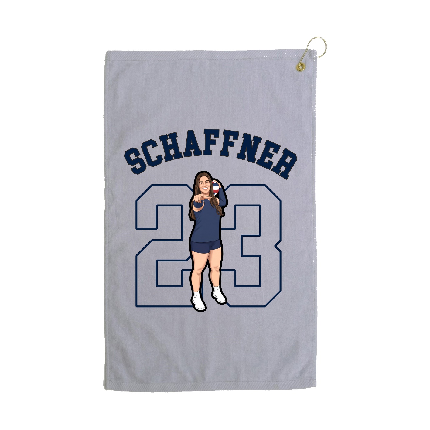 Golf Towel — Shirsey Arch in Grey