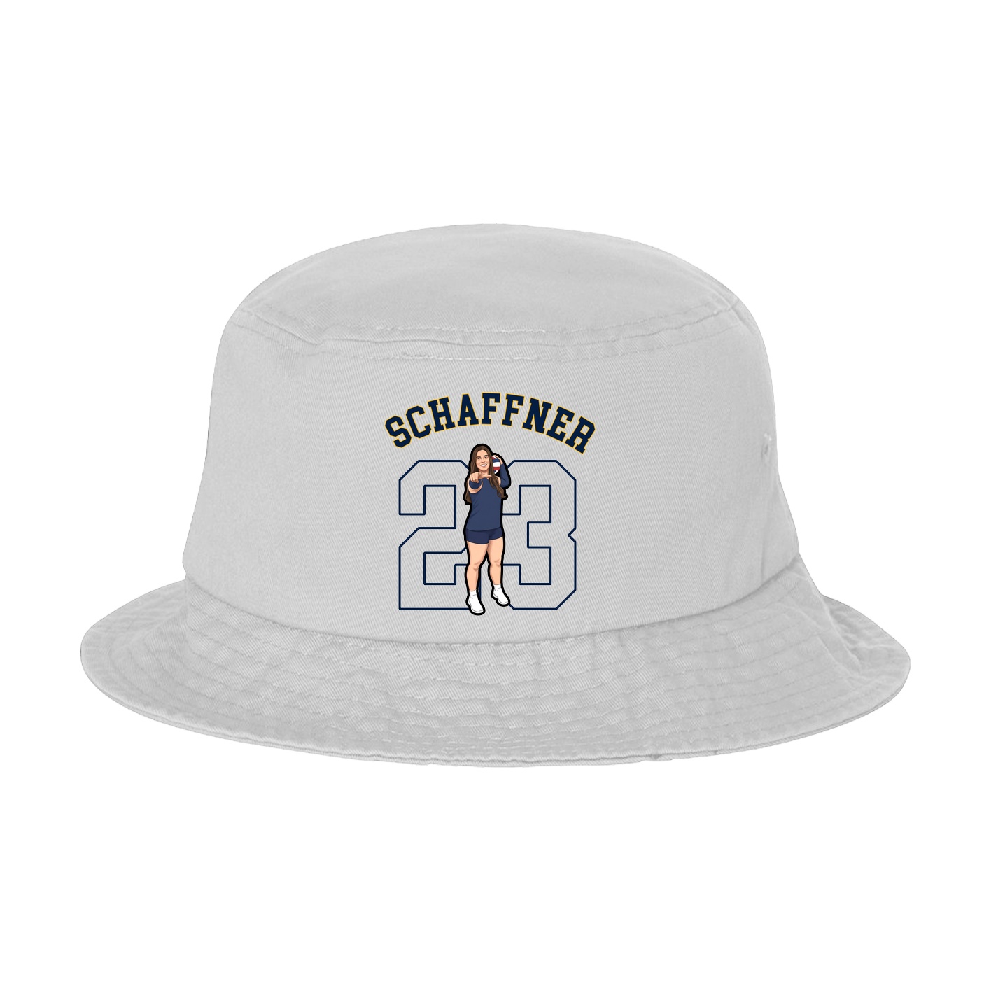 Bucket Cap — Shirsey Arch in White