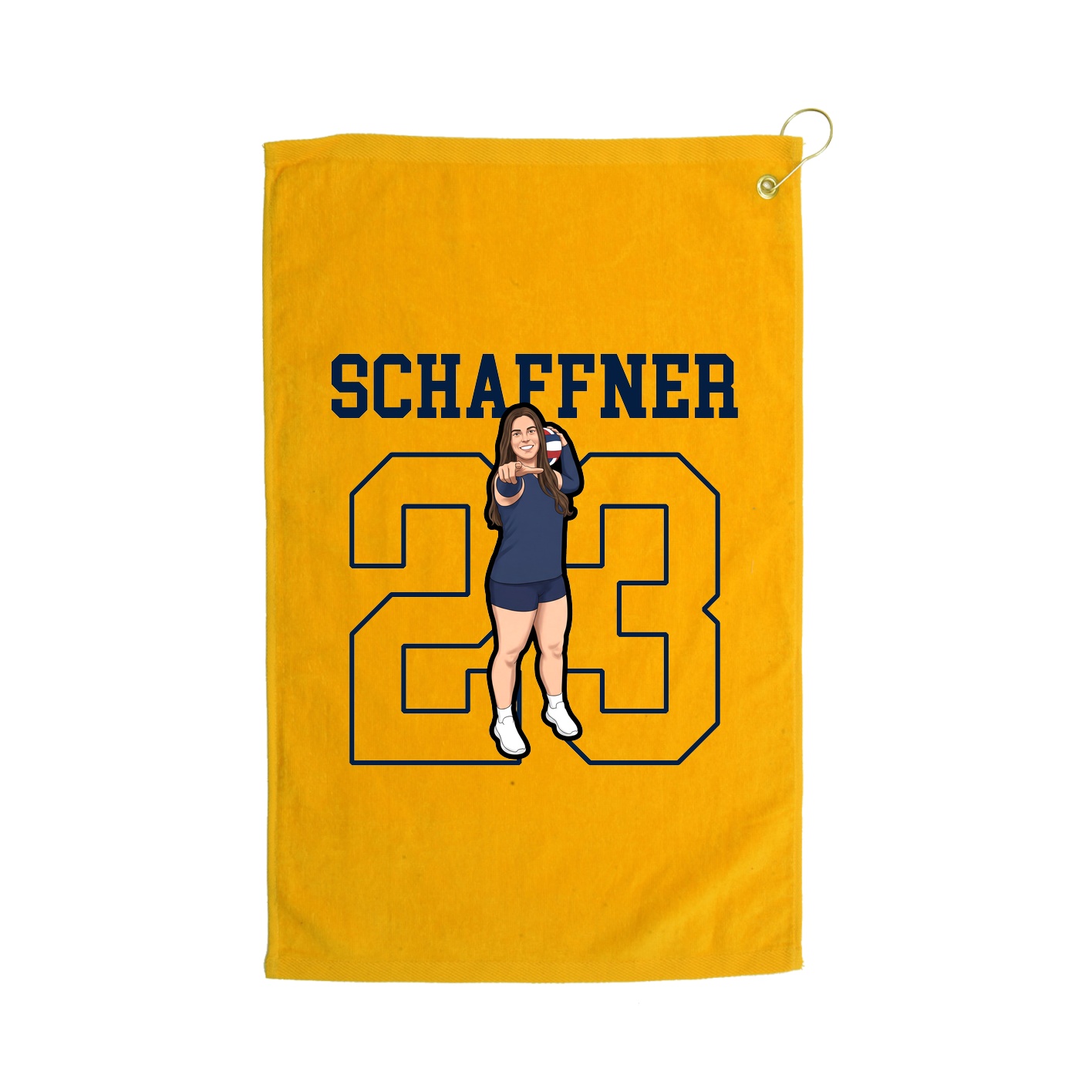 Golf Towel — Shirsey in Gold