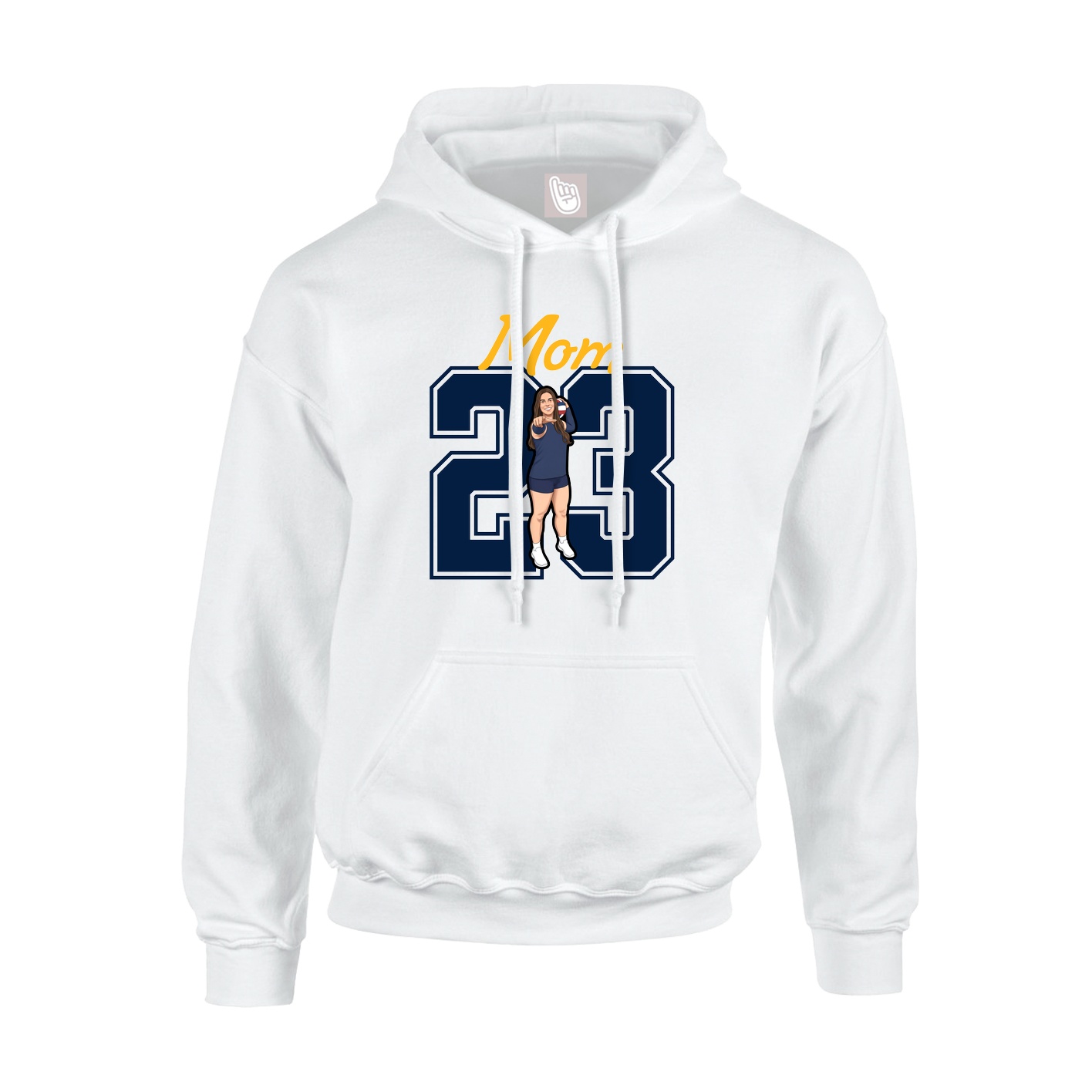 Youth Hoodie — Mothers Day Shirsey in White