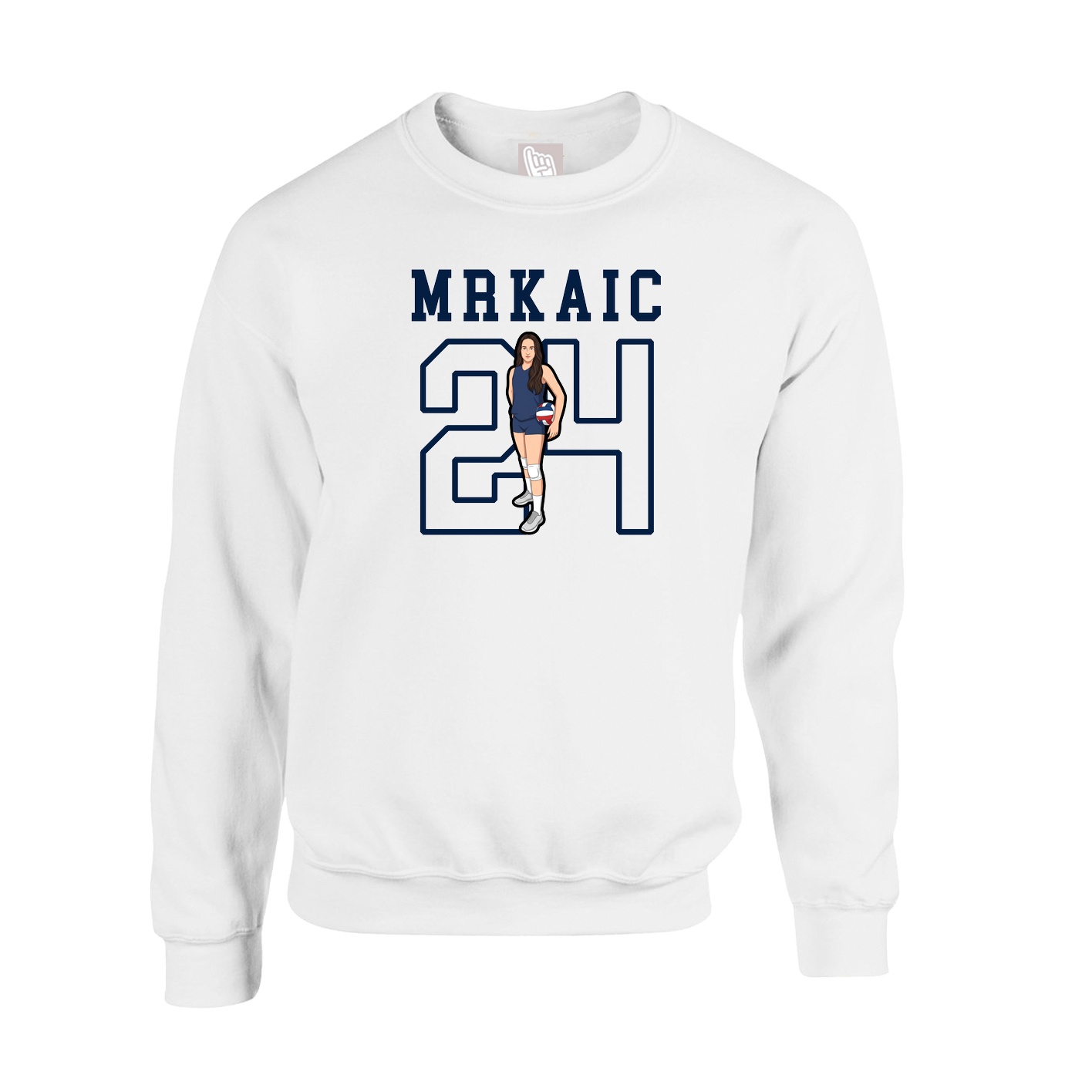 Fleece Crew — Shirsey in White