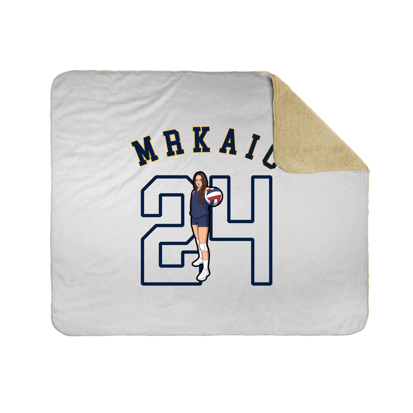 Throw Blanket — Shirsey Arch in White