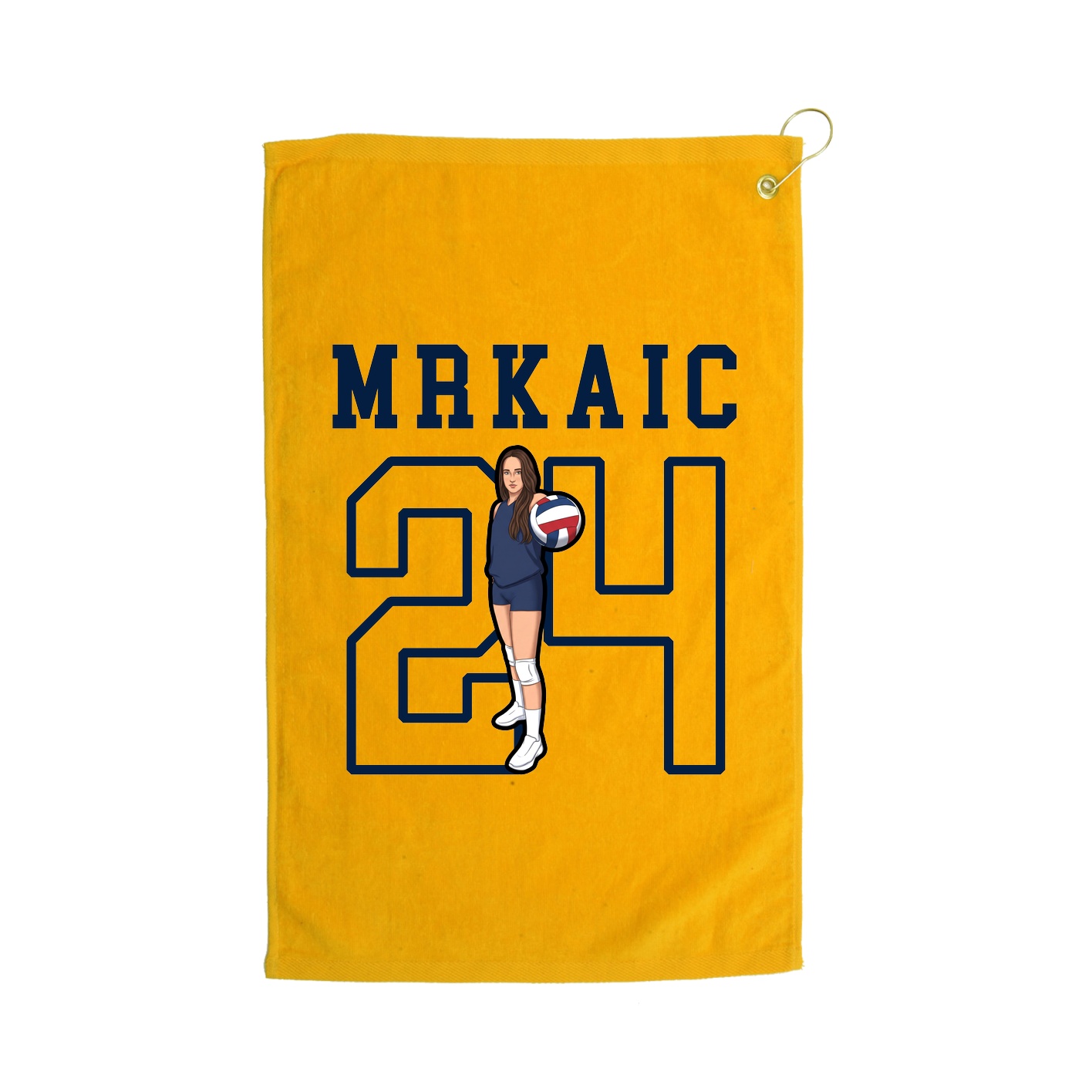 Golf Towel — Shirsey in Gold