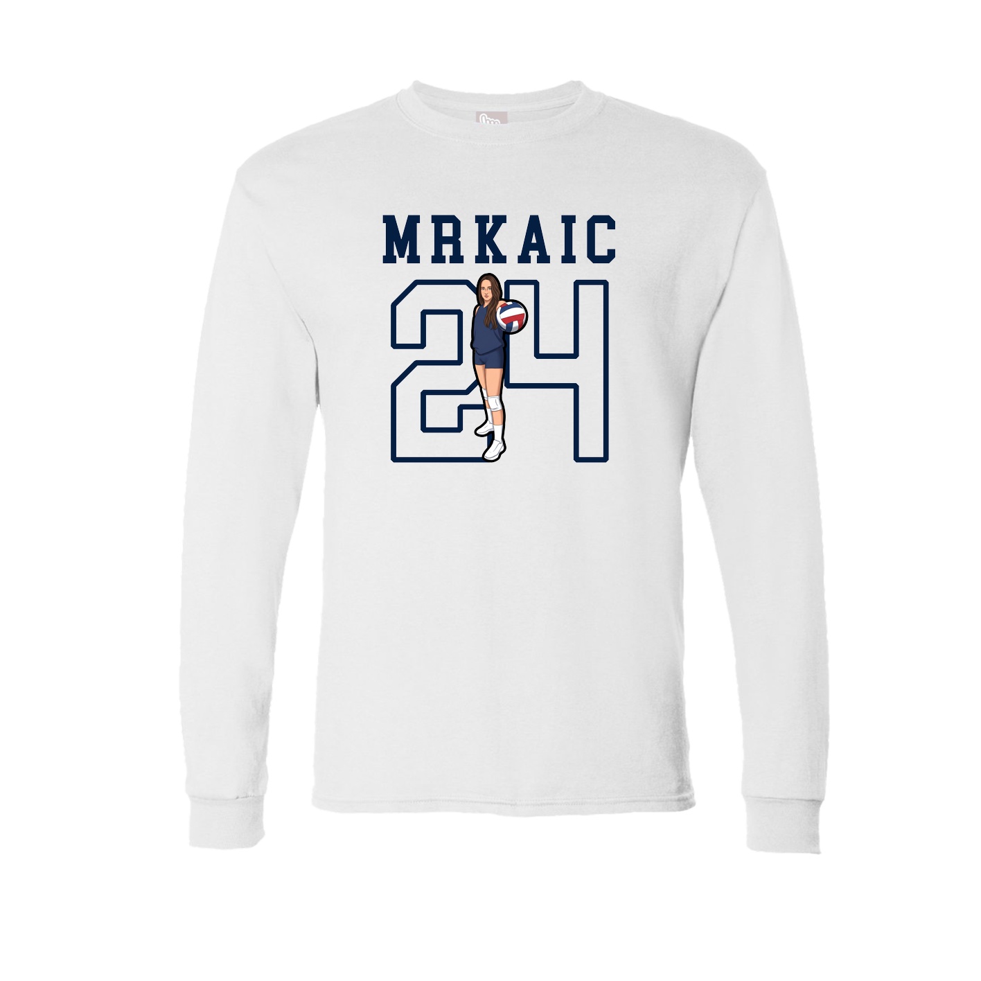Long Sleeve Tee — Shirsey in White
